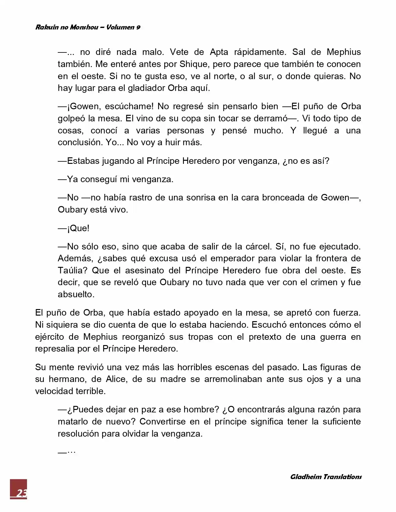 Rakuin No Monshou (Novela) - Capítulo 66 - Página 23 - LectorTMOo