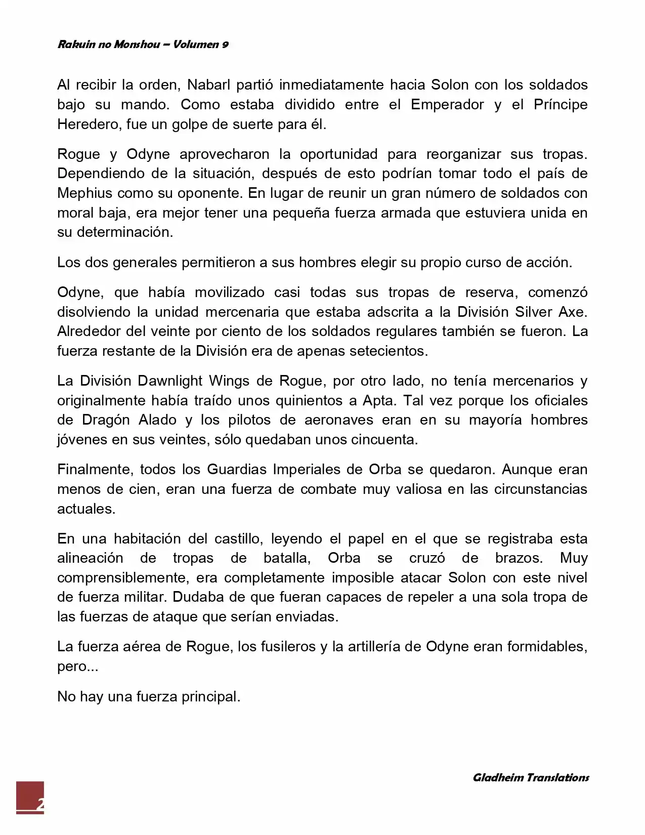 Rakuin No Monshou (Novela) - Capítulo 67 - Página 2 - LectorTMOo