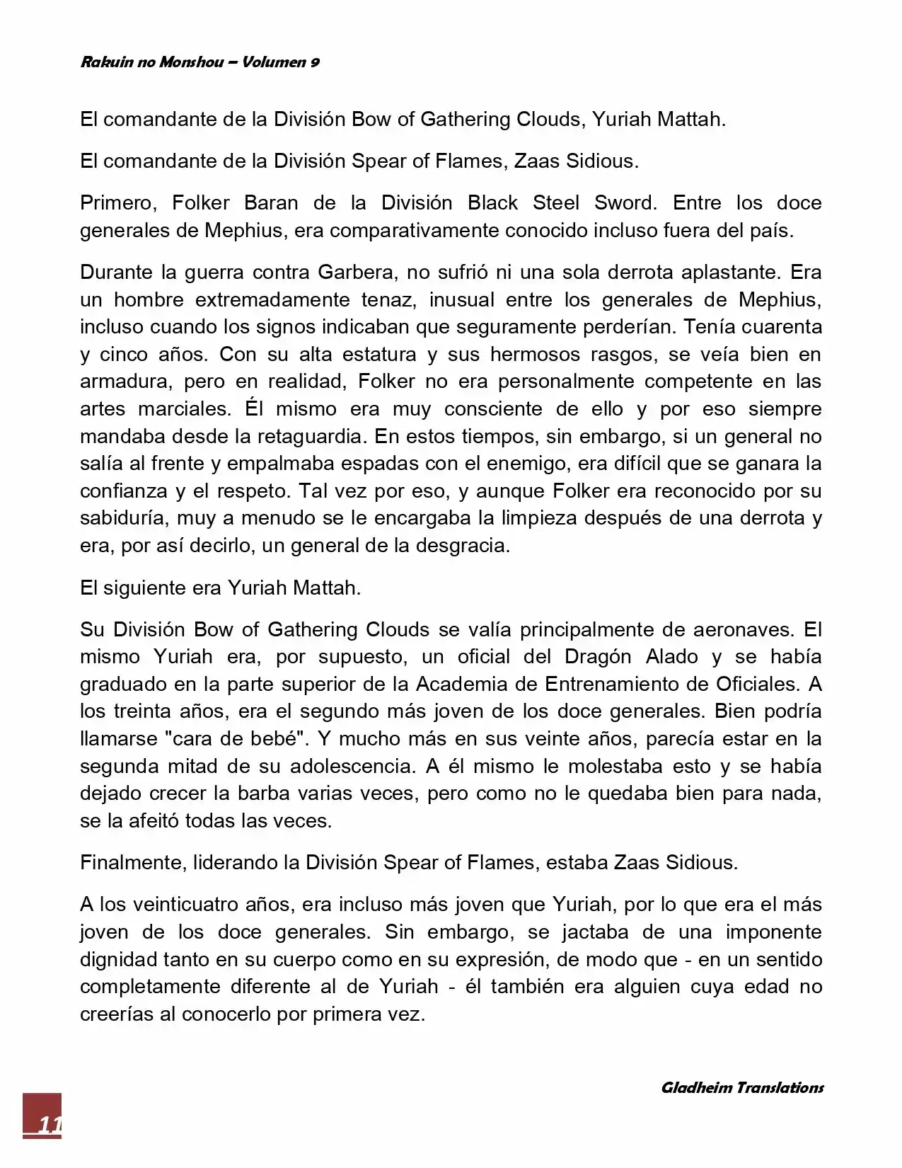 Rakuin No Monshou (Novela) - Capítulo 67 - Página 11 - LectorTMOo