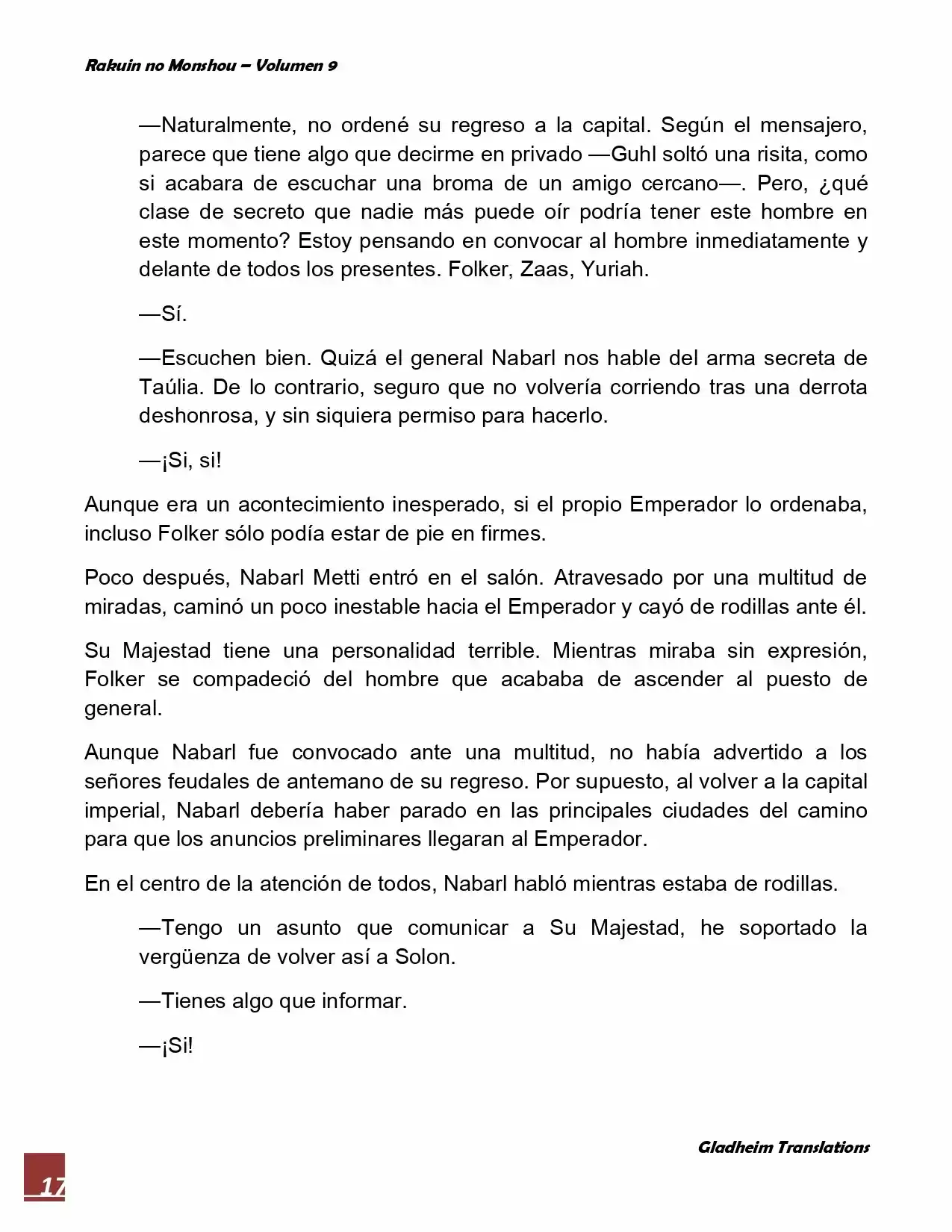 Rakuin No Monshou (Novela) - Capítulo 67 - Página 17 - LectorTMOo