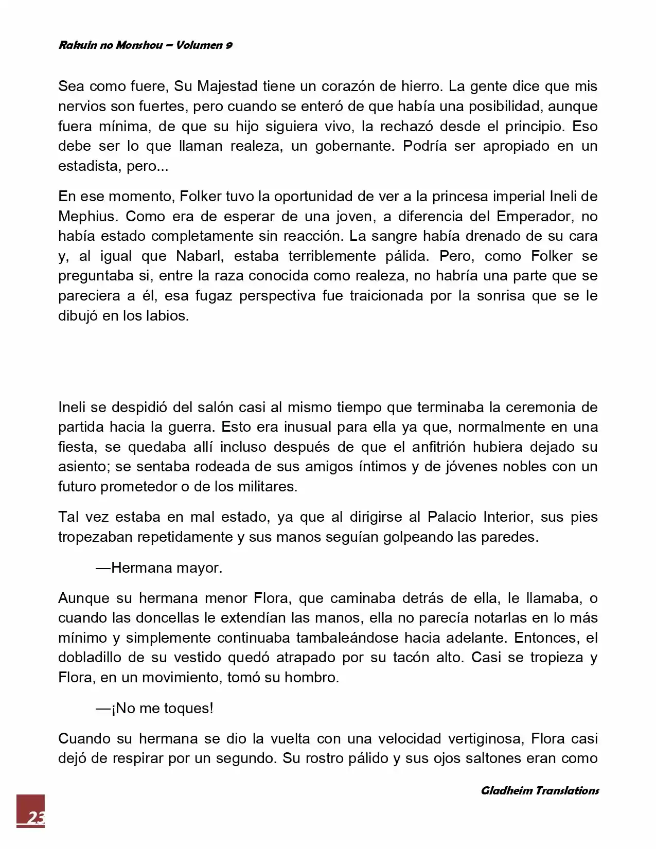 Rakuin No Monshou (Novela) - Capítulo 67 - Página 23 - LectorTMOo