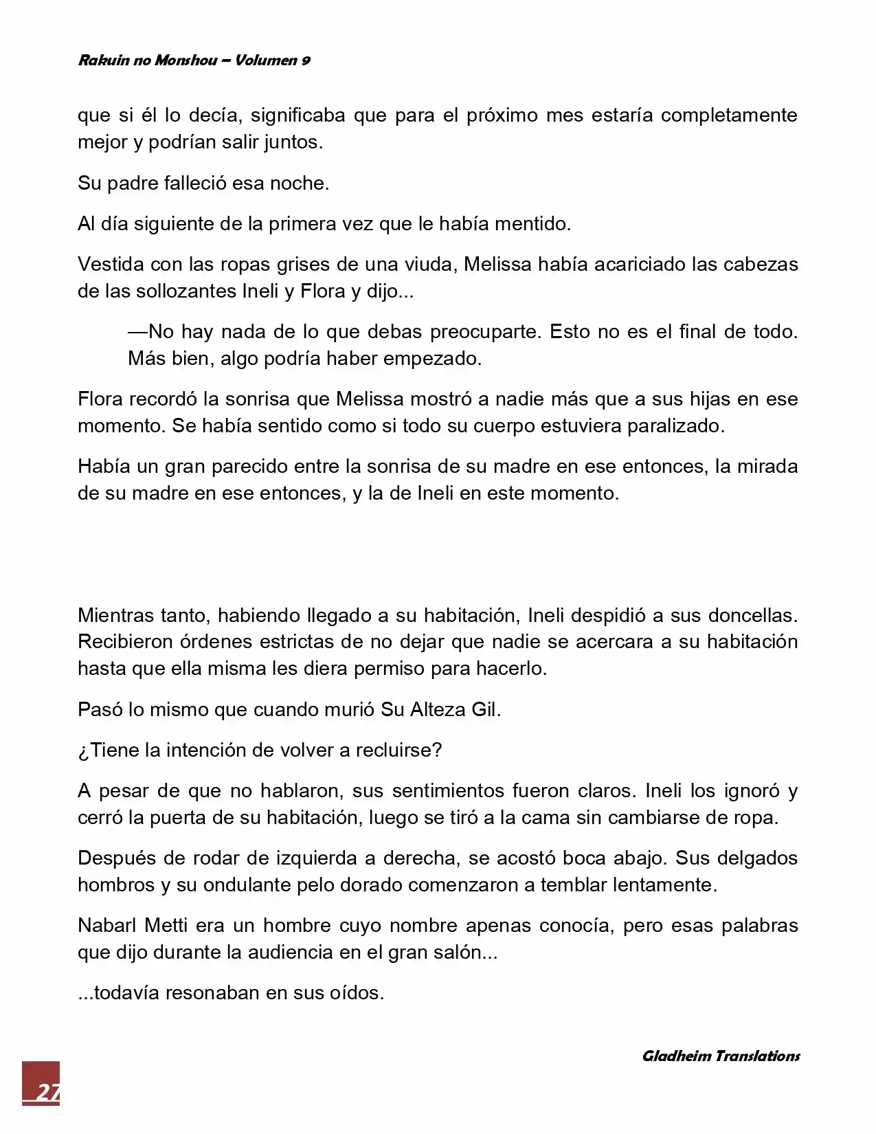 Rakuin No Monshou (Novela) - Capítulo 67 - Página 27 - LectorTMOo
