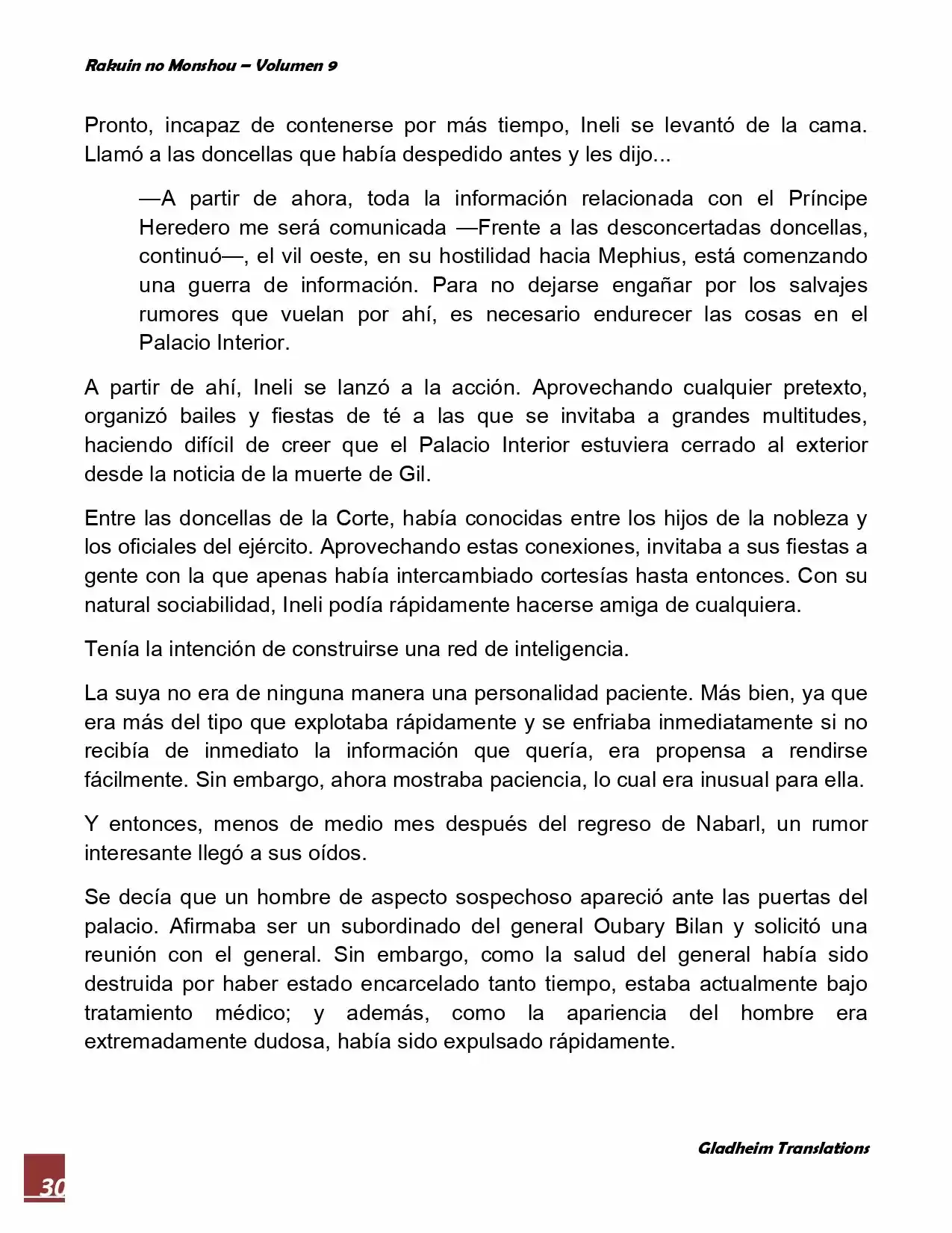 Rakuin No Monshou (Novela) - Capítulo 67 - Página 30 - LectorTMOo