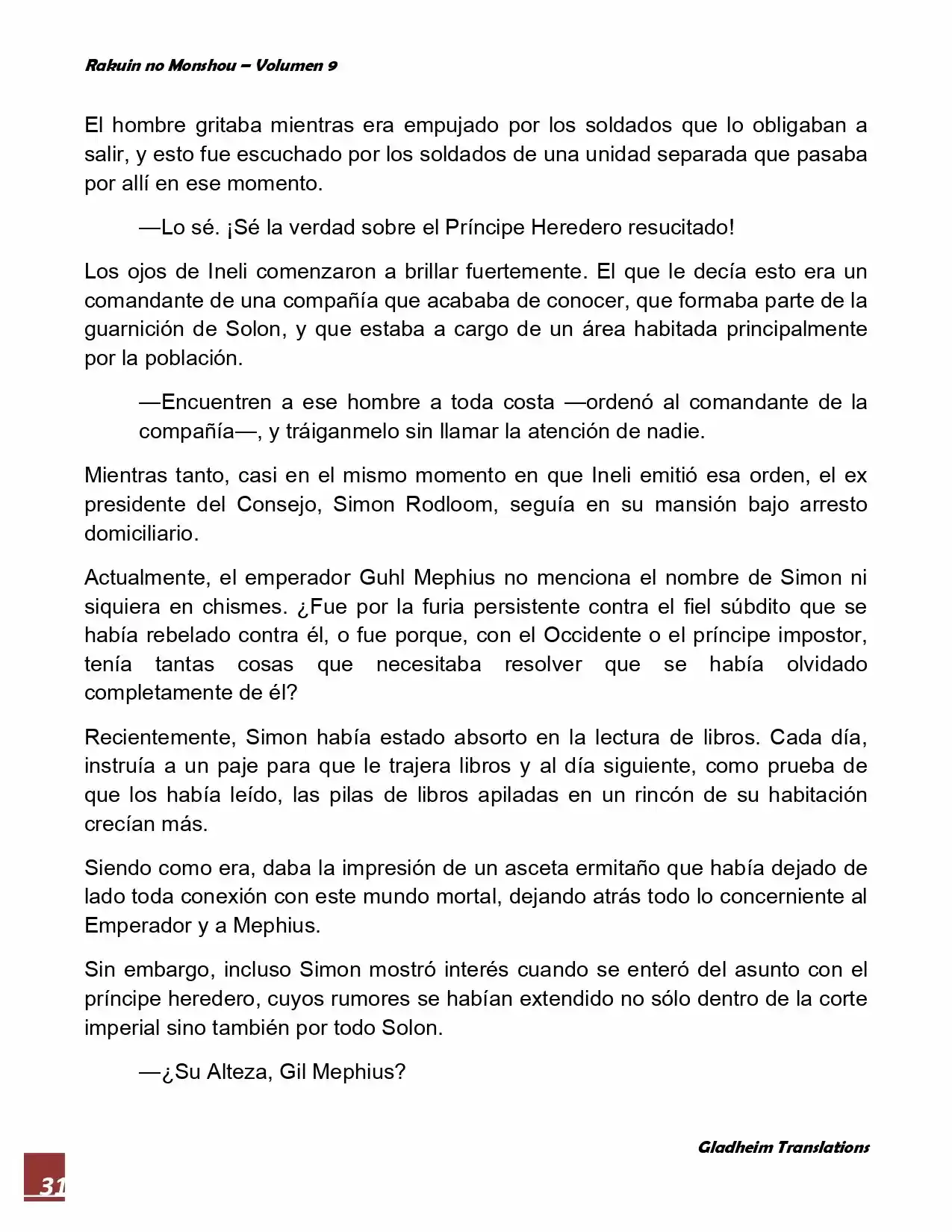 Rakuin No Monshou (Novela) - Capítulo 67 - Página 31 - LectorTMOo