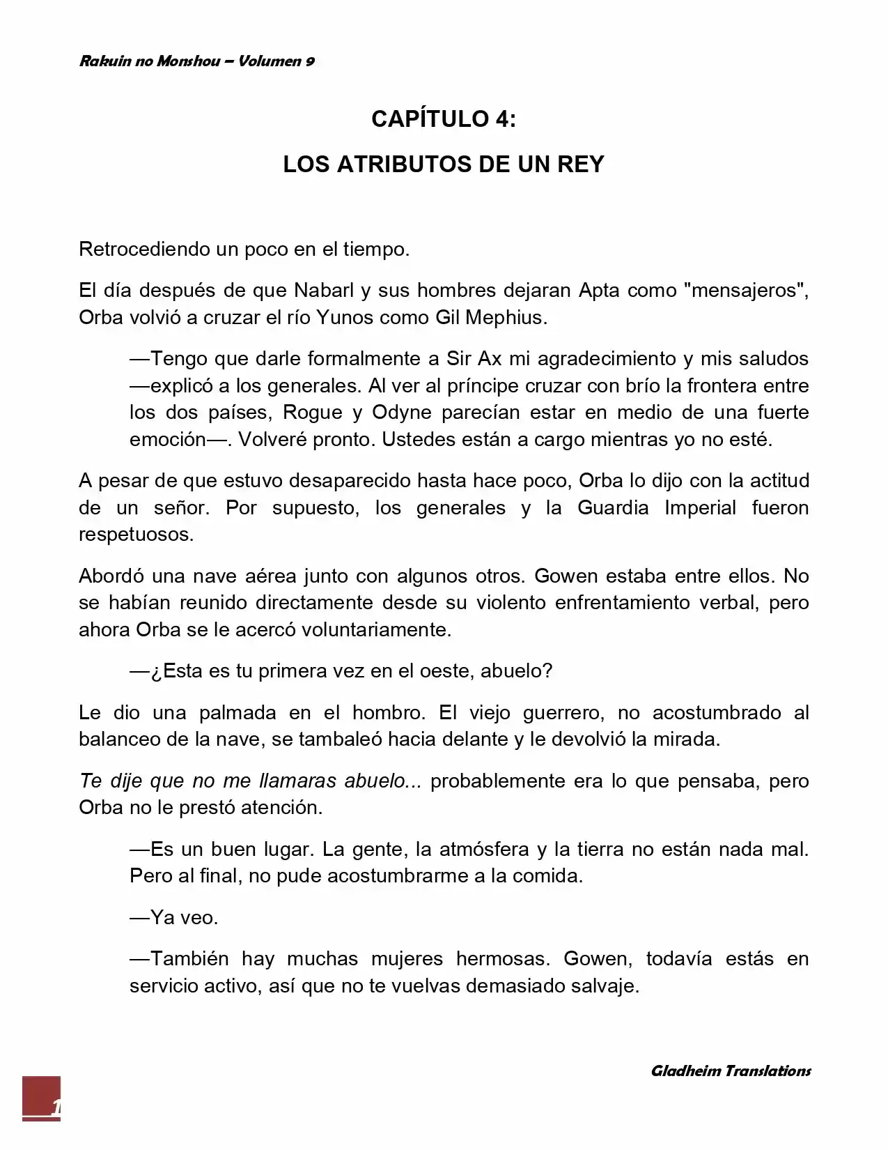 Rakuin No Monshou (Novela) - Capítulo 68 - Página 1 - LectorTMOo