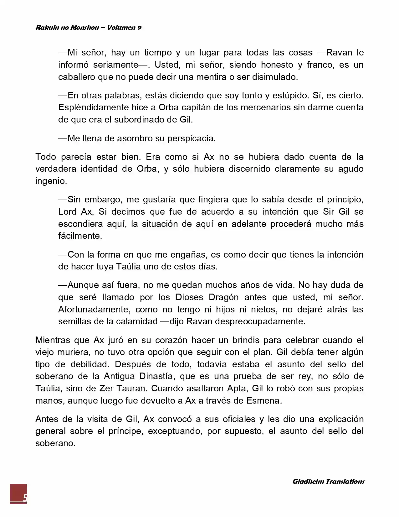 Rakuin No Monshou (Novela) - Capítulo 68 - Página 5 - LectorTMOo
