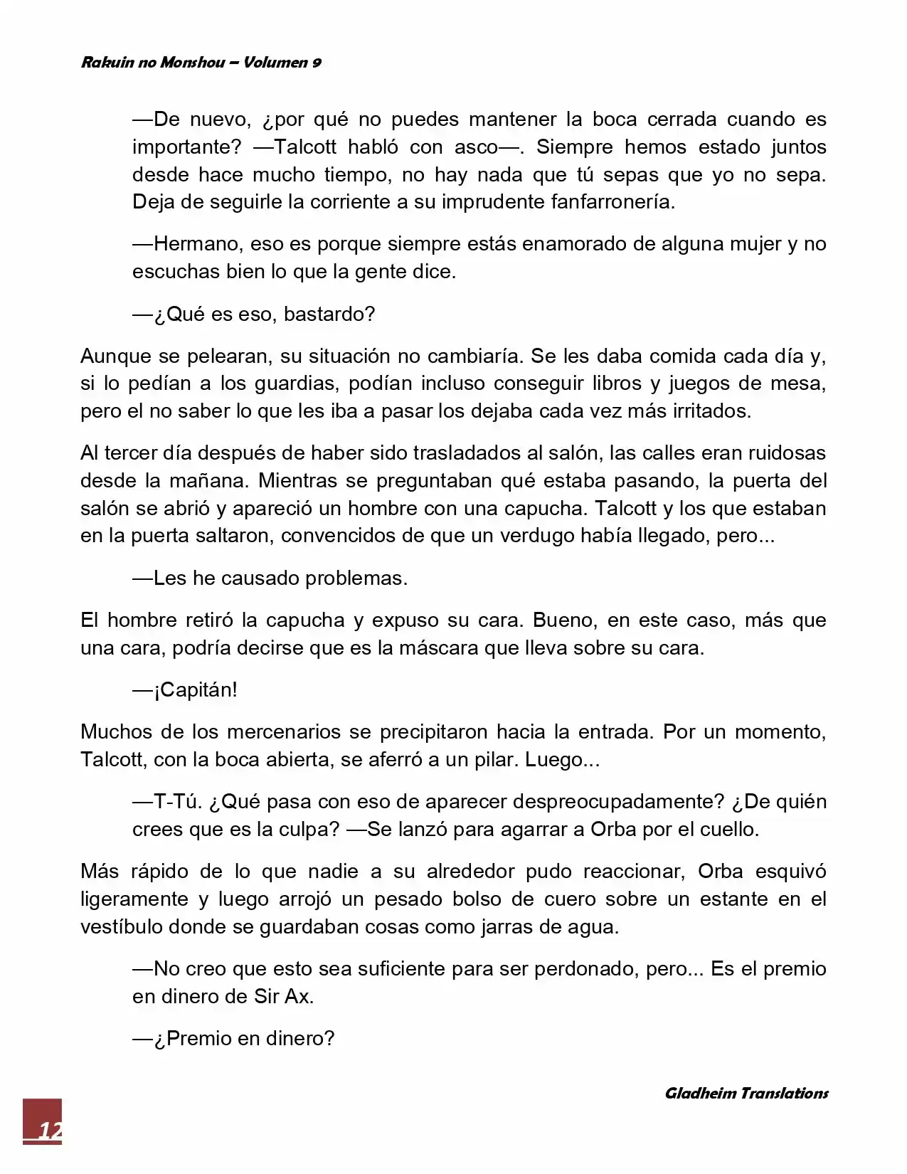 Rakuin No Monshou (Novela) - Capítulo 68 - Página 12 - LectorTMOo