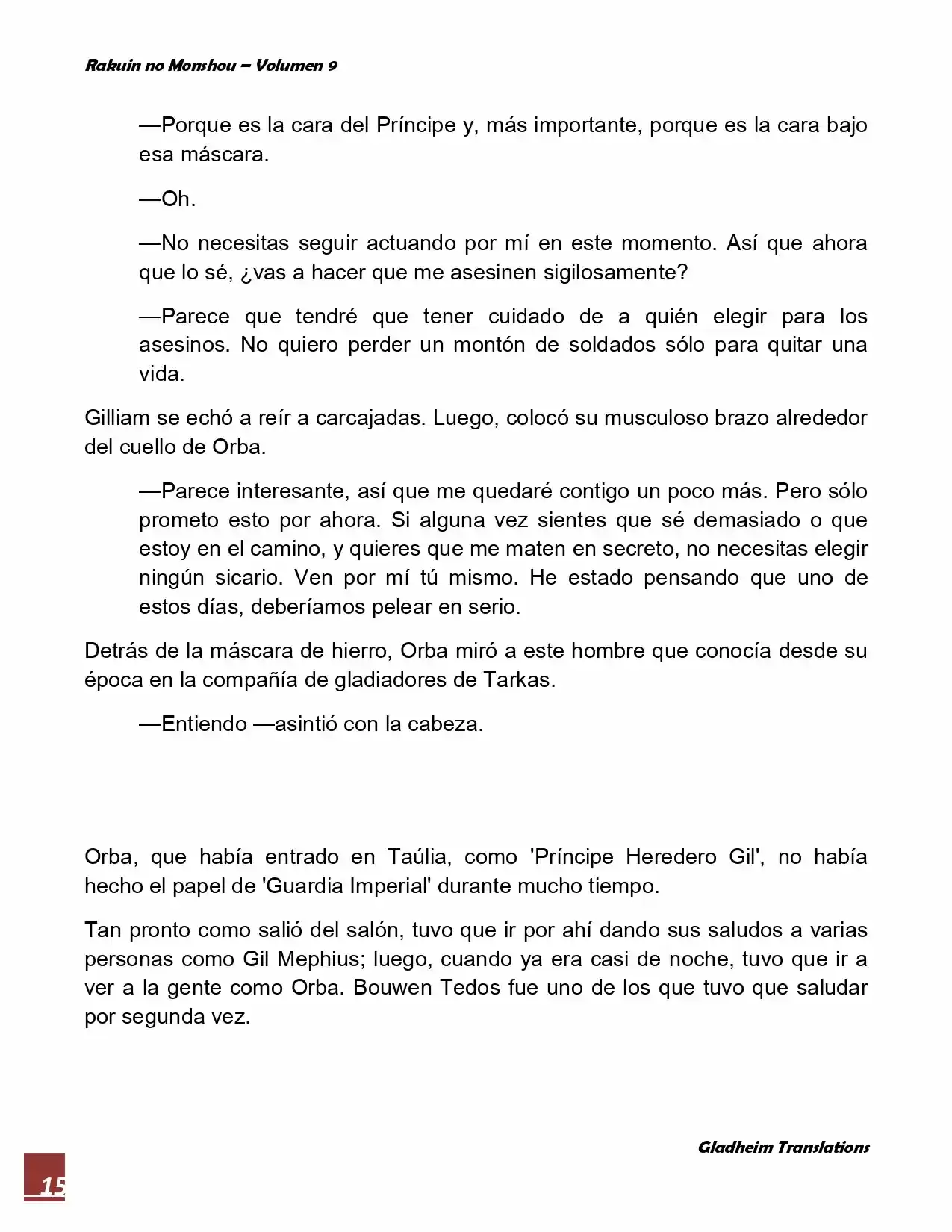 Rakuin No Monshou (Novela) - Capítulo 68 - Página 15 - LectorTMOo