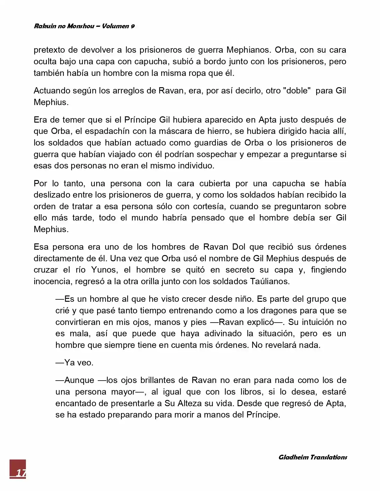 Rakuin No Monshou (Novela) - Capítulo 68 - Página 17 - LectorTMOo