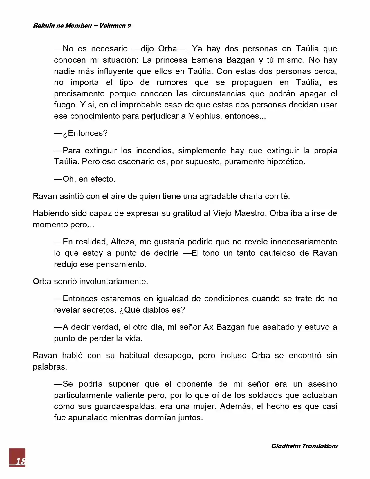 Rakuin No Monshou (Novela) - Capítulo 68 - Página 18 - LectorTMOo
