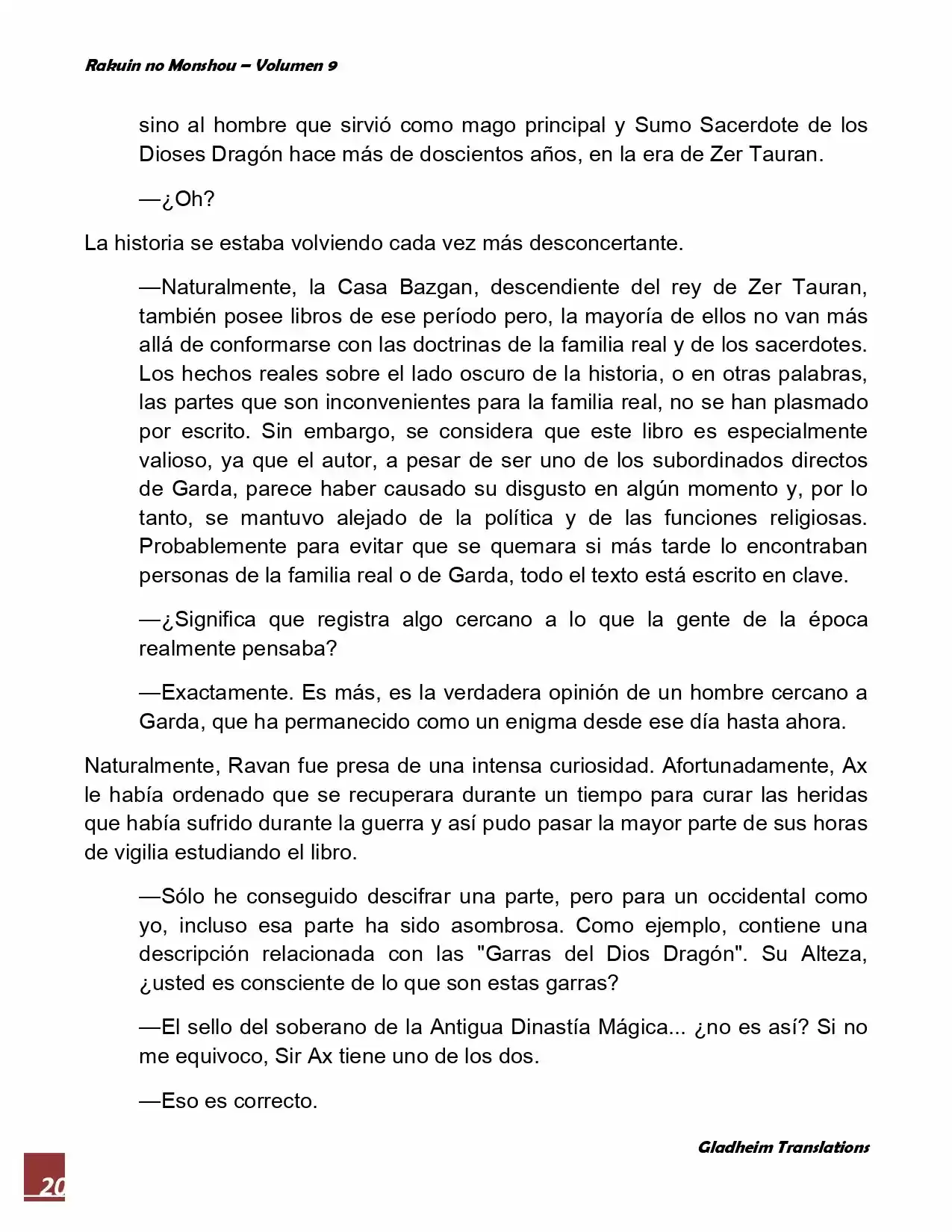 Rakuin No Monshou (Novela) - Capítulo 68 - Página 20 - LectorTMOo