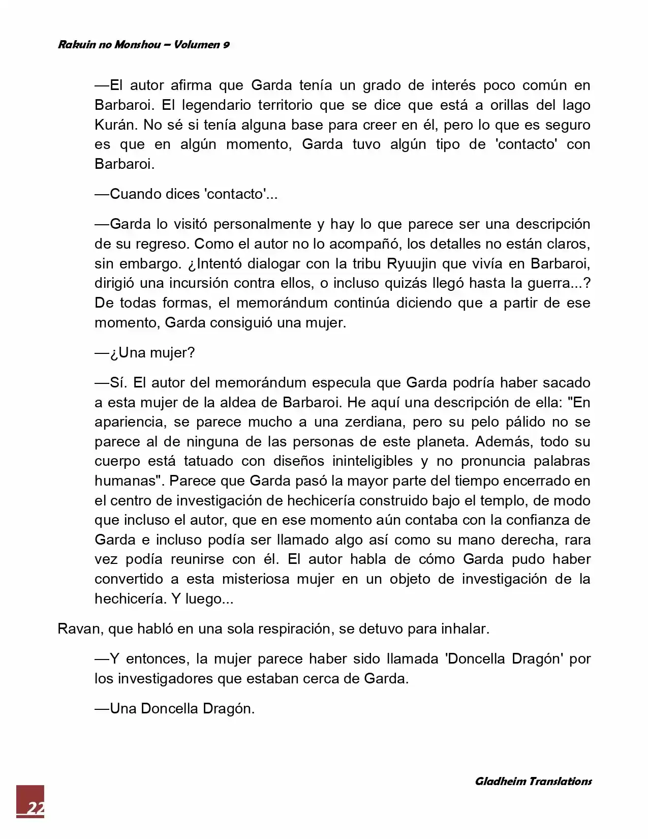 Rakuin No Monshou (Novela) - Capítulo 68 - Página 22 - LectorTMOo