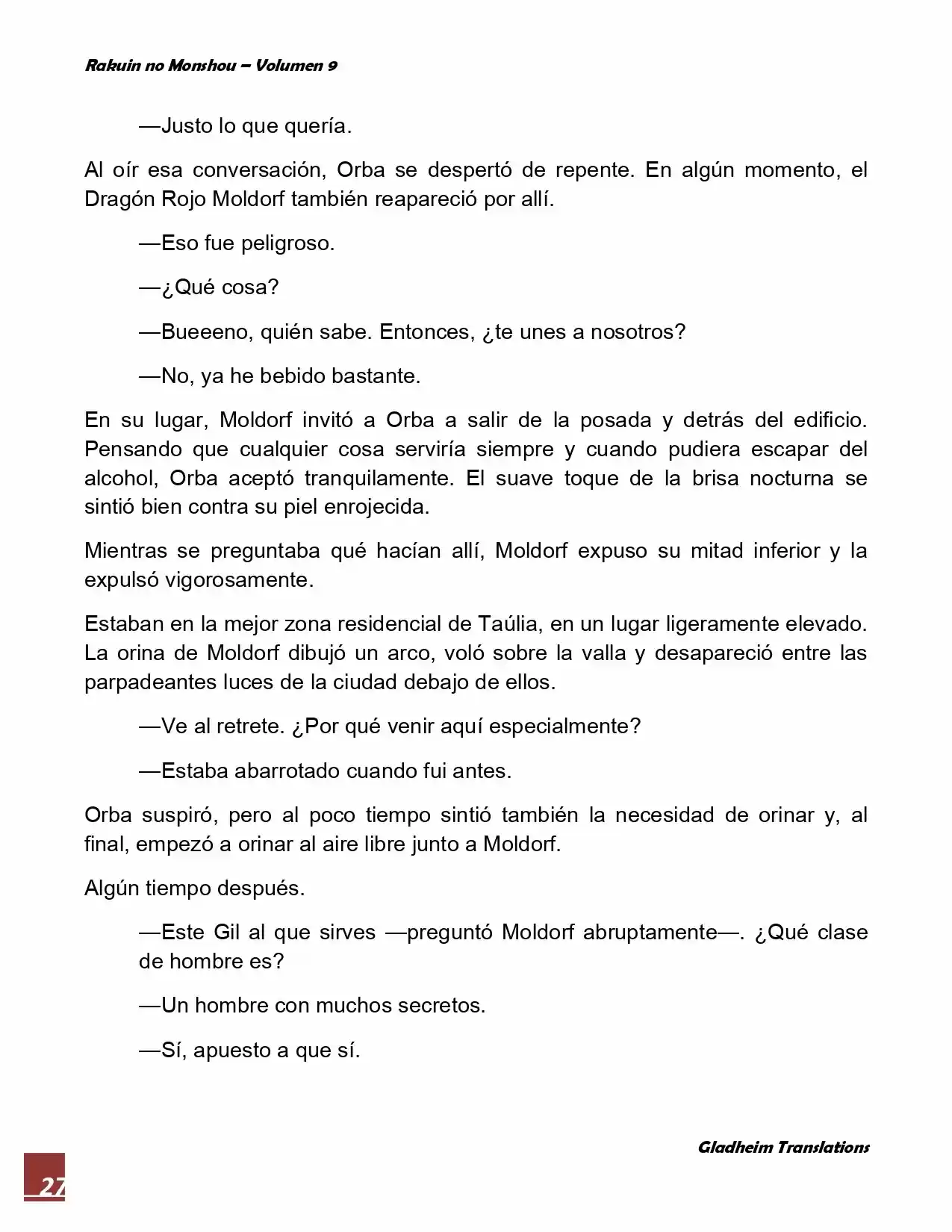 Rakuin No Monshou (Novela) - Capítulo 68 - Página 27 - LectorTMOo
