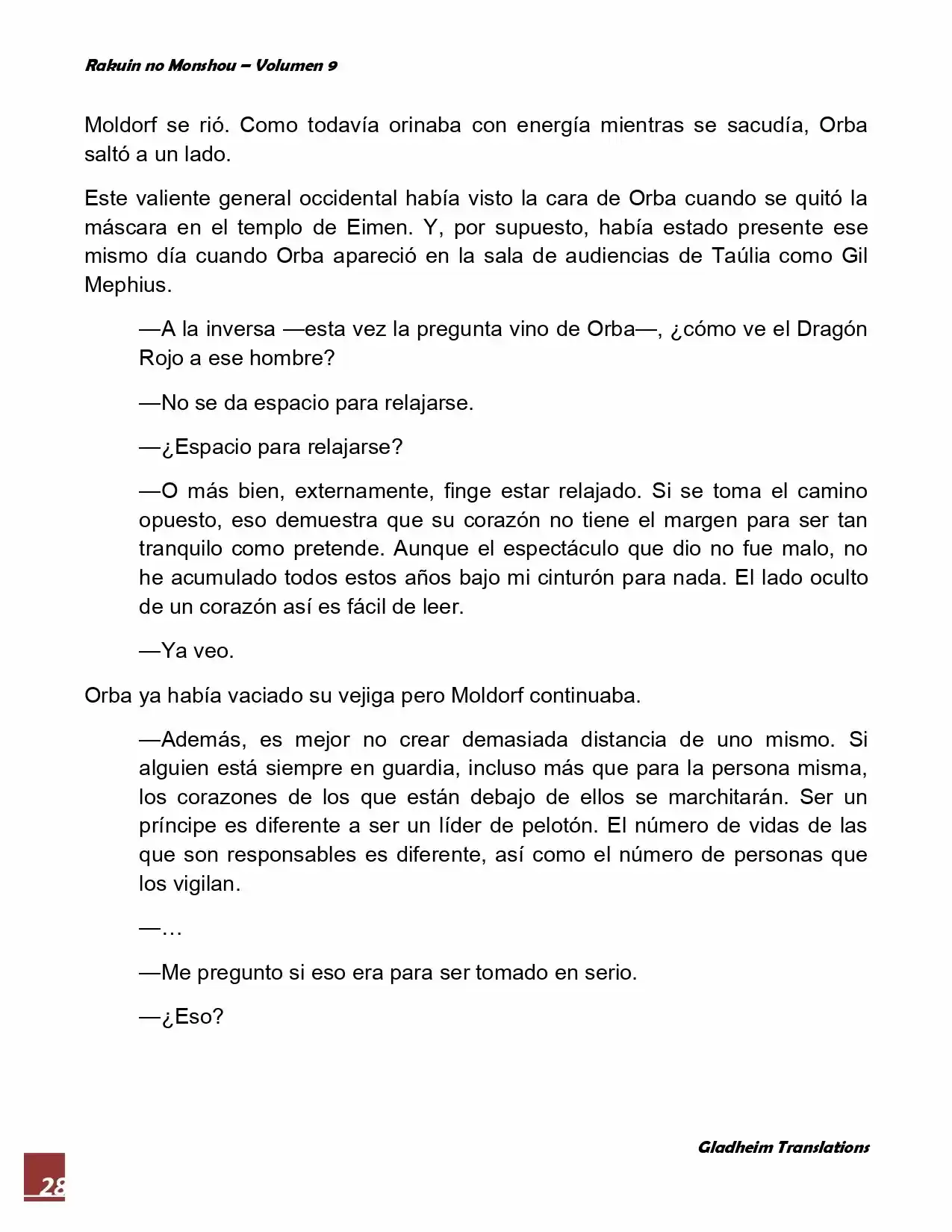 Rakuin No Monshou (Novela) - Capítulo 68 - Página 28 - LectorTMOo