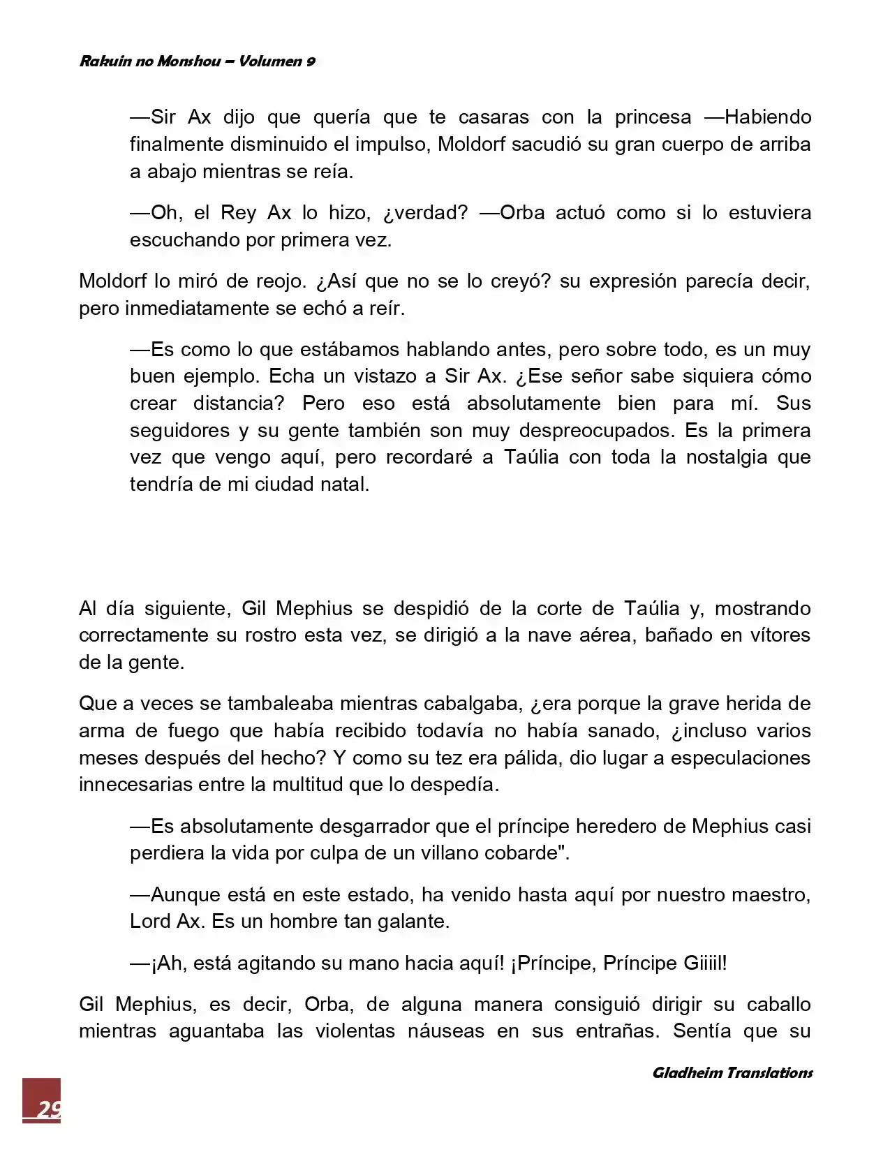 Rakuin No Monshou (Novela) - Capítulo 68 - Página 29 - LectorTMOo