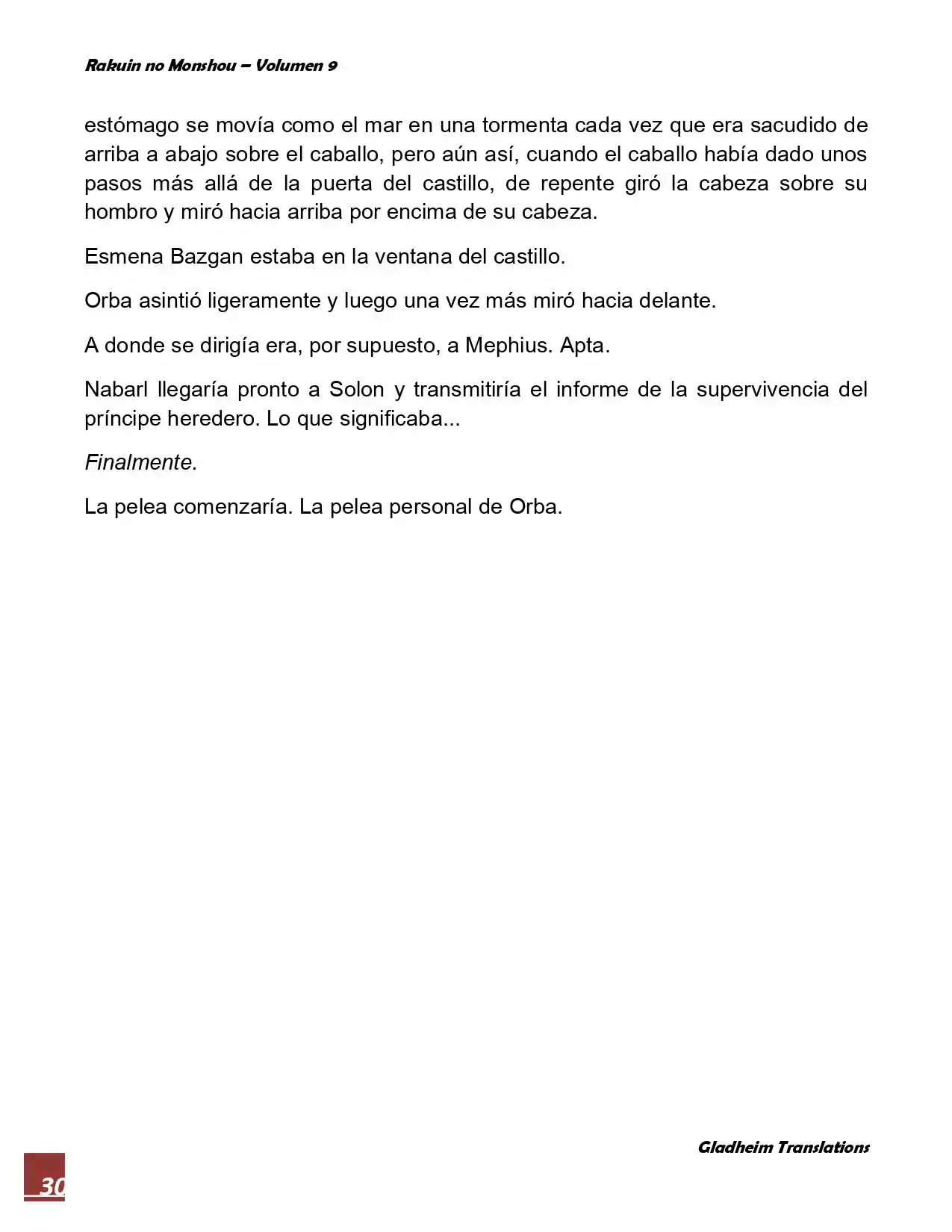 Rakuin No Monshou (Novela) - Capítulo 68 - Página 30 - LectorTMOo