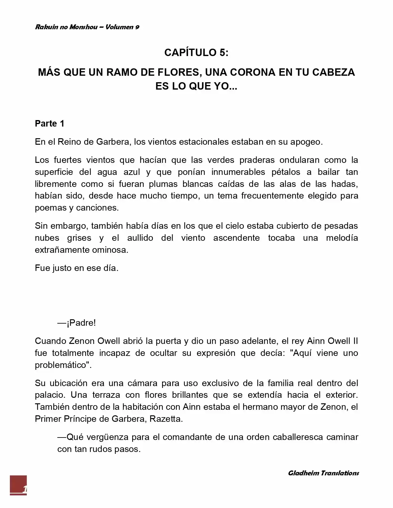 Rakuin No Monshou (Novela) - Capítulo 69 - Página 1 - LectorTMOo