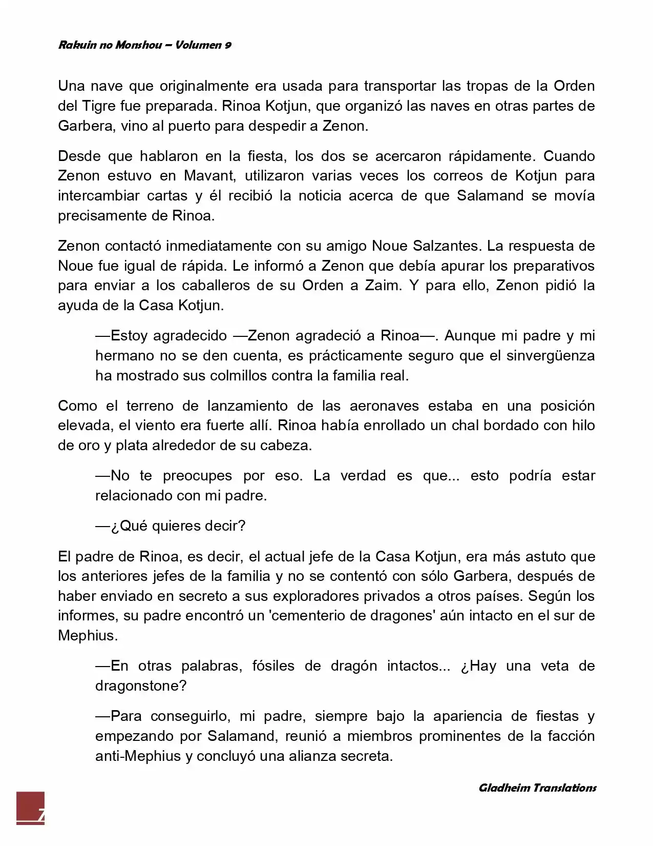 Rakuin No Monshou (Novela) - Capítulo 69 - Página 7 - LectorTMOo