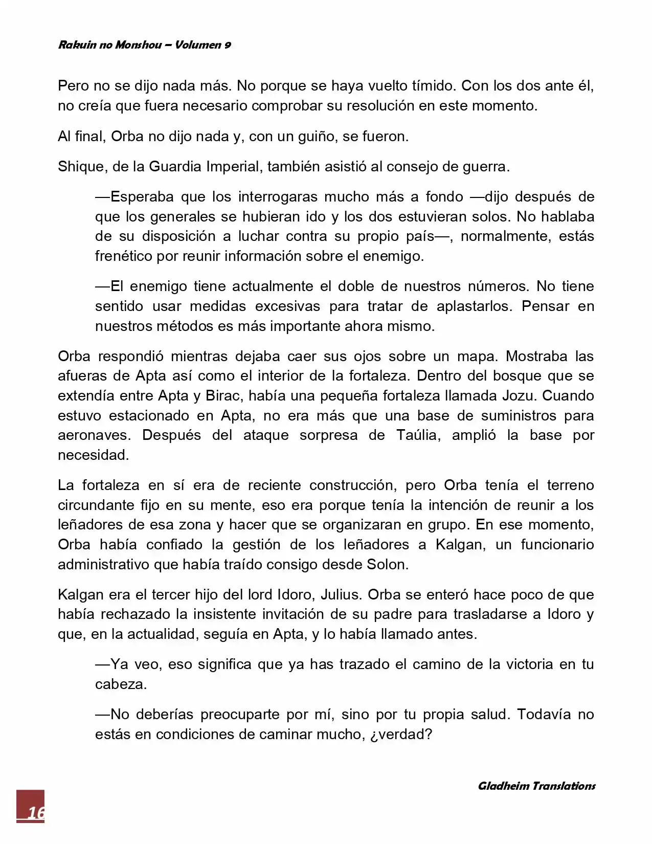 Rakuin No Monshou (Novela) - Capítulo 69 - Página 16 - LectorTMOo