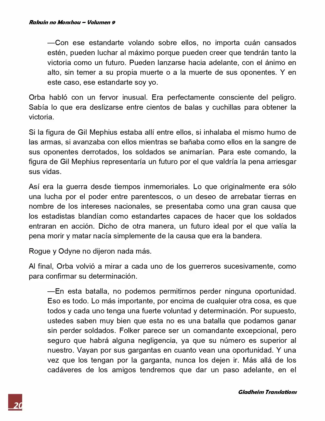 Rakuin No Monshou (Novela) - Capítulo 69 - Página 20 - LectorTMOo