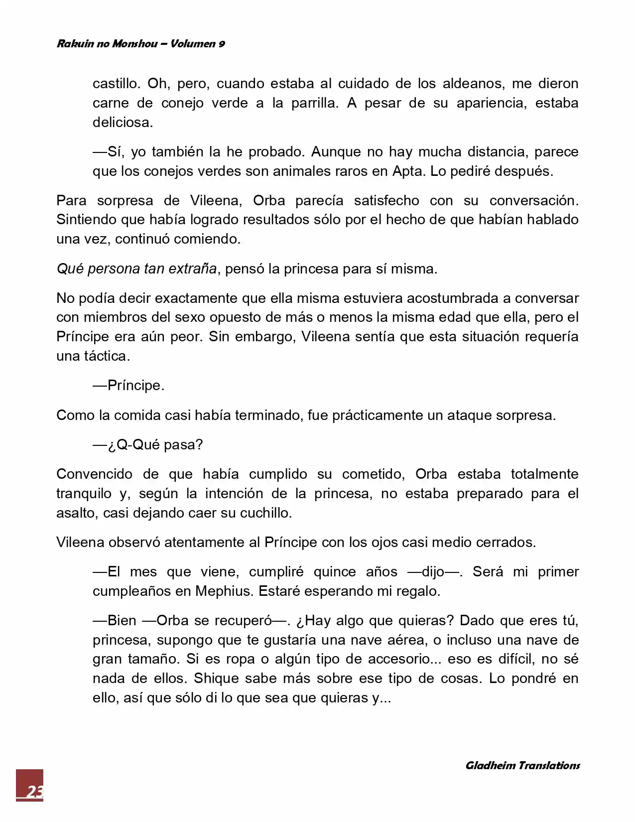 Rakuin No Monshou (Novela) - Capítulo 69 - Página 23 - LectorTMOo