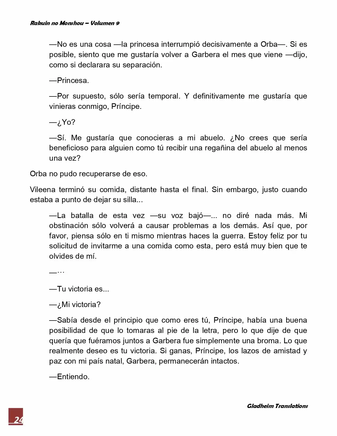 Rakuin No Monshou (Novela) - Capítulo 69 - Página 24 - LectorTMOo