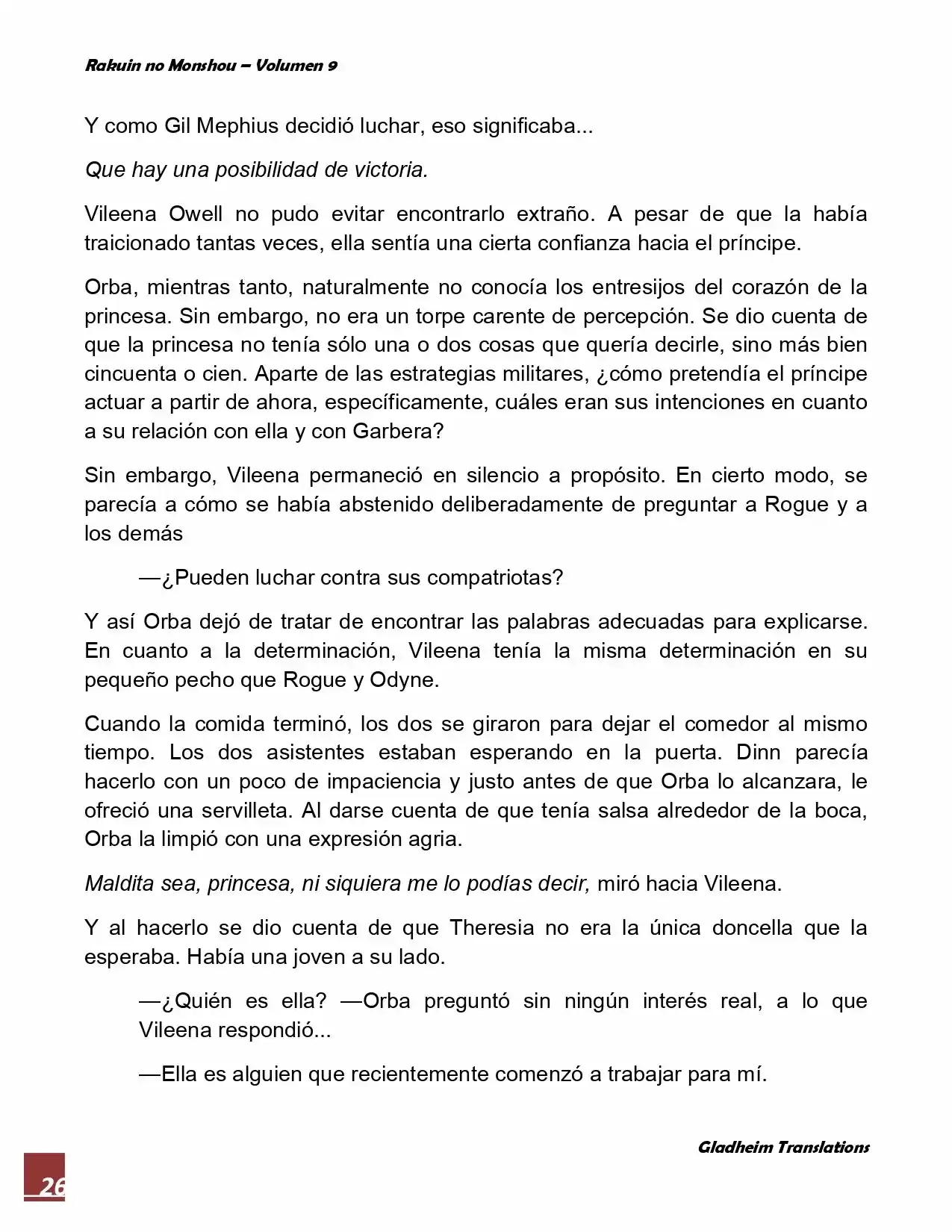 Rakuin No Monshou (Novela) - Capítulo 69 - Página 26 - LectorTMOo