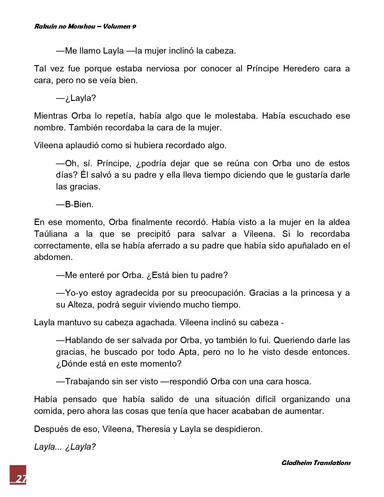 Rakuin No Monshou (Novela) - Capítulo 69 - Página 27 - LectorTMOo