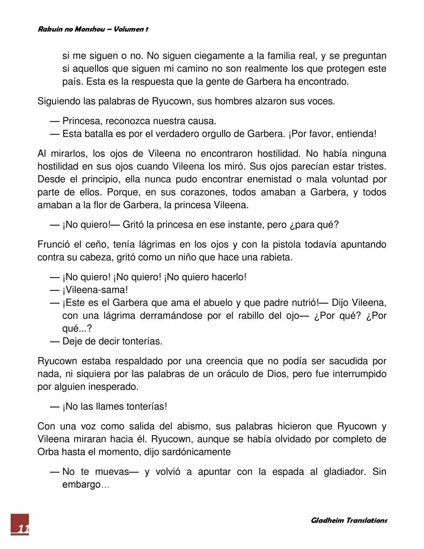 Rakuin No Monshou (Novela) - Capítulo 7 - Página 11 - LectorTMOo
