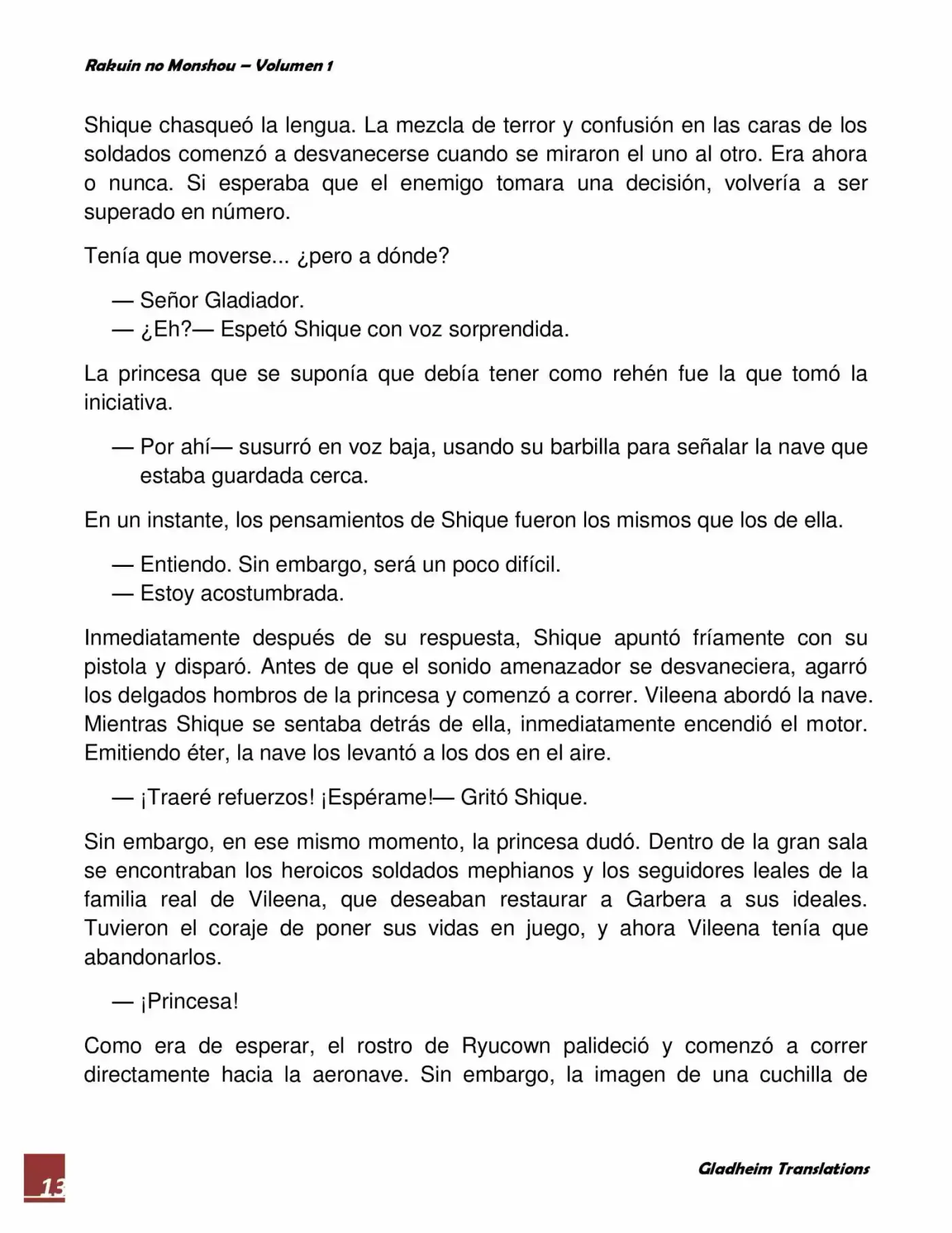 Rakuin No Monshou (Novela) - Capítulo 7 - Página 13 - LectorTMOo