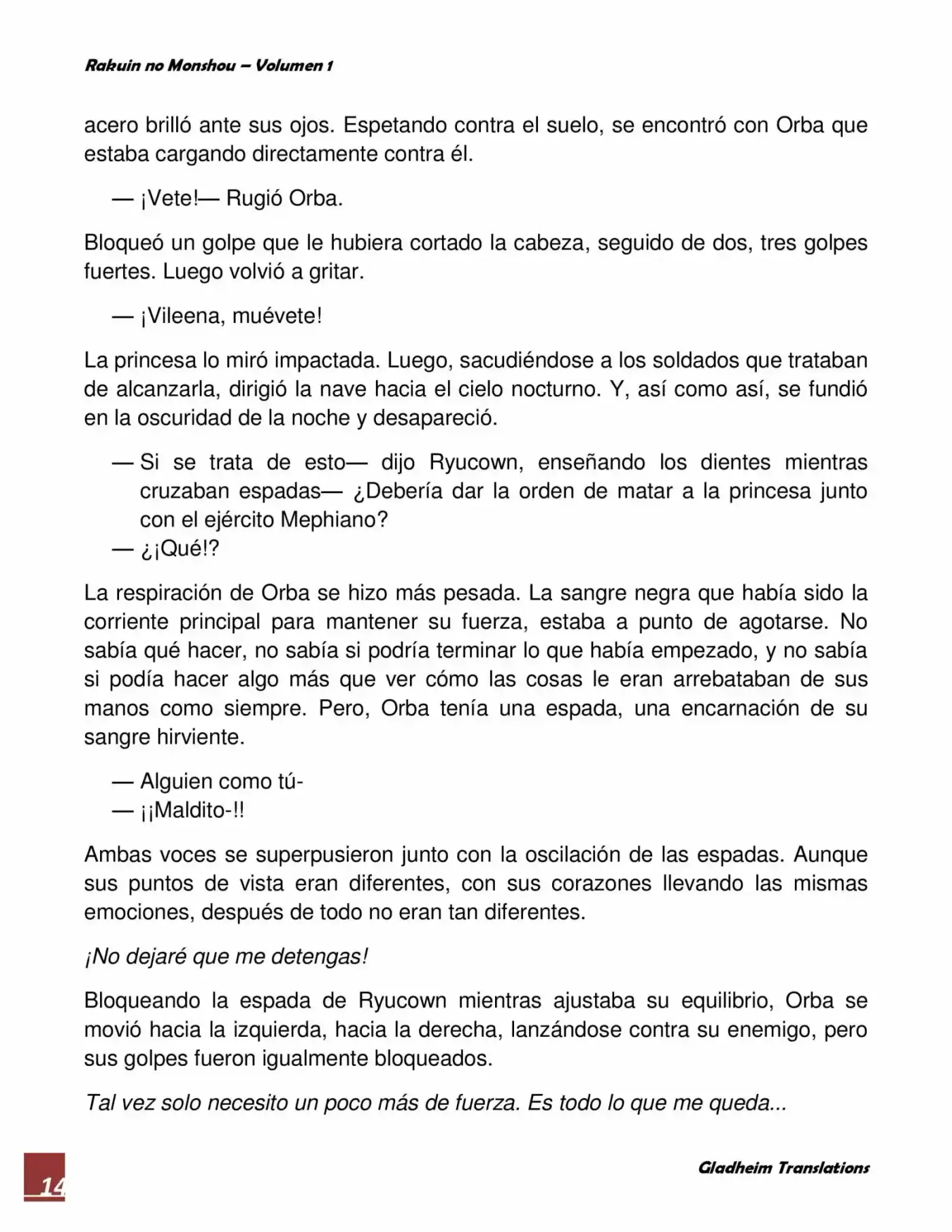 Rakuin No Monshou (Novela) - Capítulo 7 - Página 14 - LectorTMOo