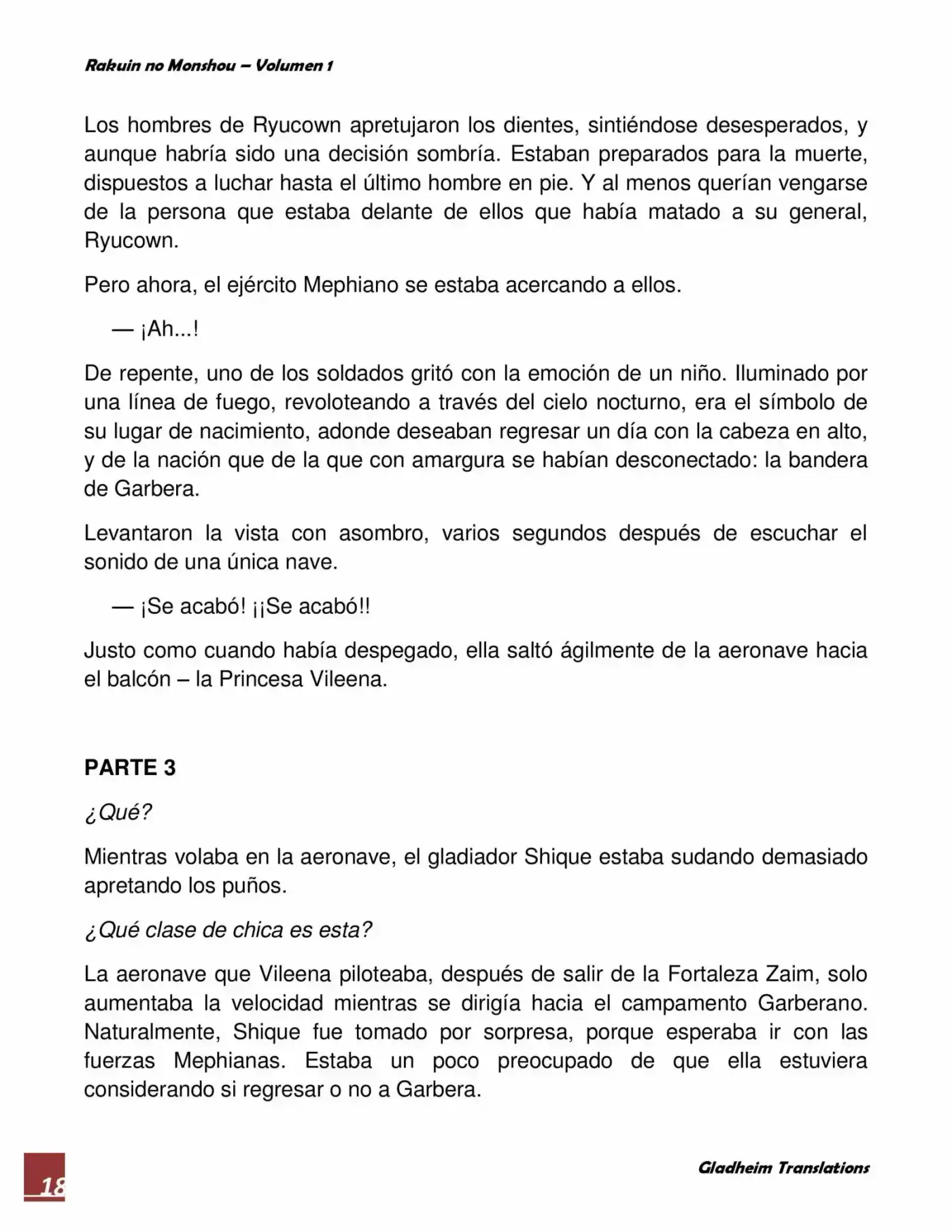 Rakuin No Monshou (Novela) - Capítulo 7 - Página 18 - LectorTMOo