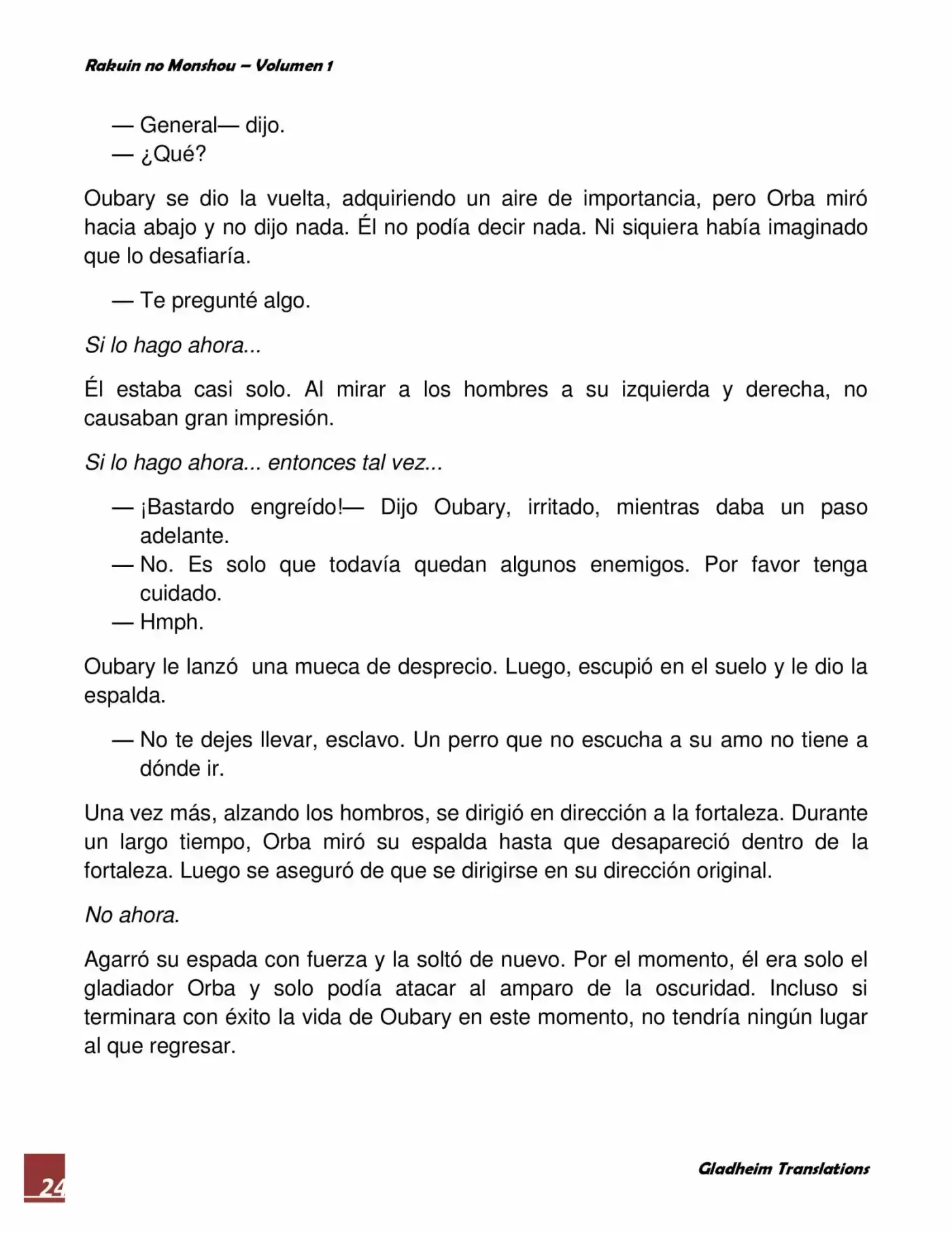 Rakuin No Monshou (Novela) - Capítulo 7 - Página 24 - LectorTMOo