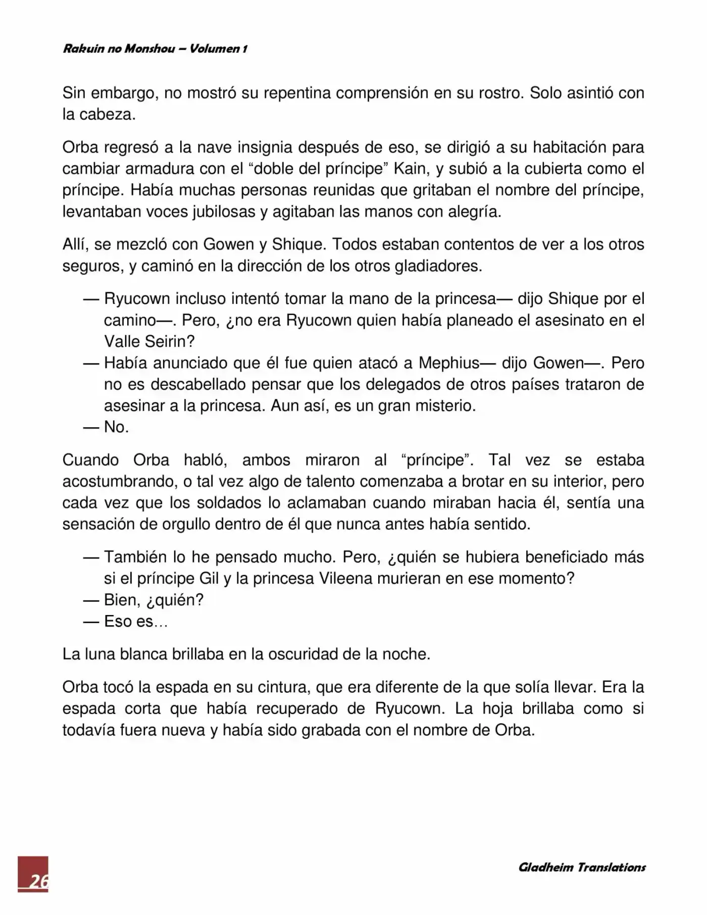 Rakuin No Monshou (Novela) - Capítulo 7 - Página 26 - LectorTMOo