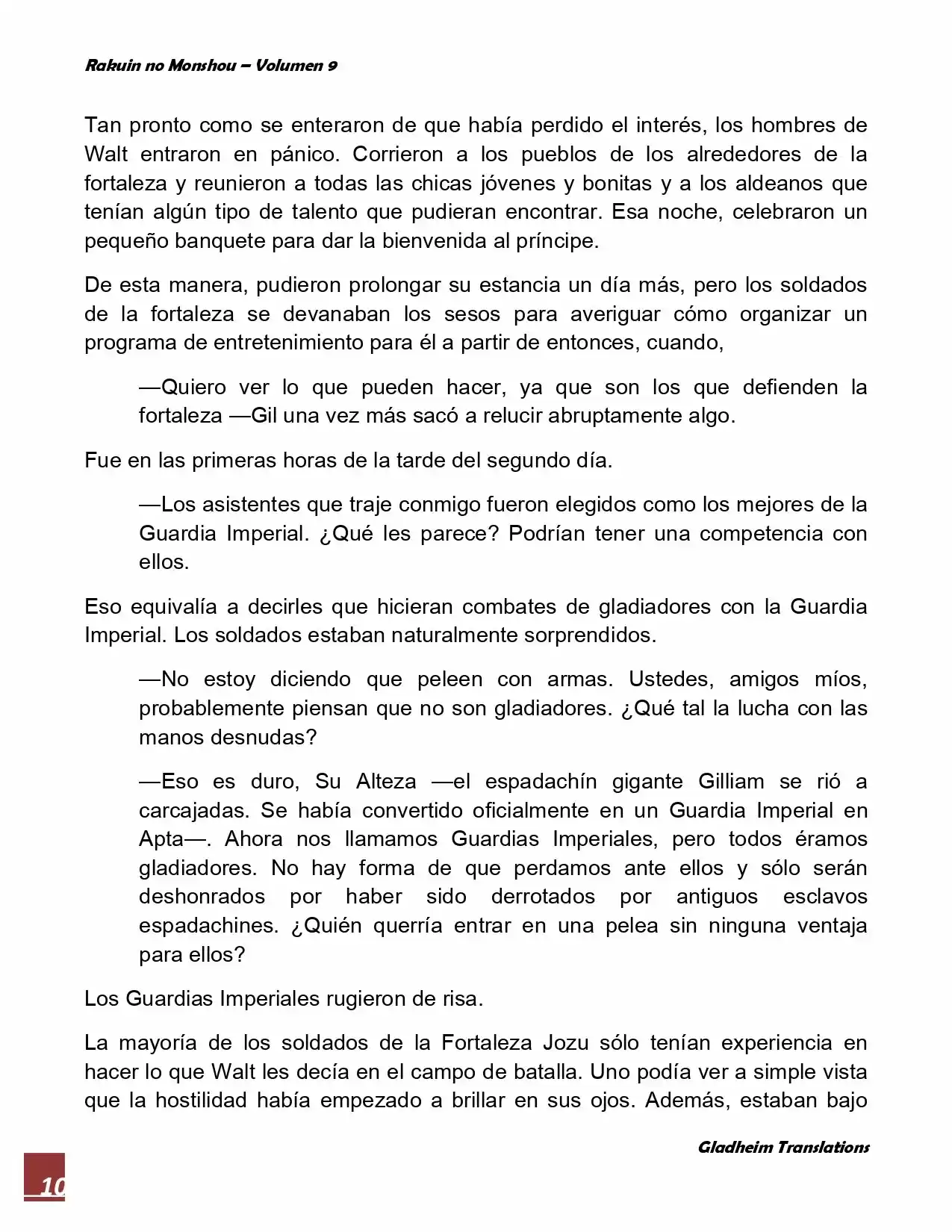 Rakuin No Monshou (Novela) - Capítulo 70 - Página 10 - LectorTMOo