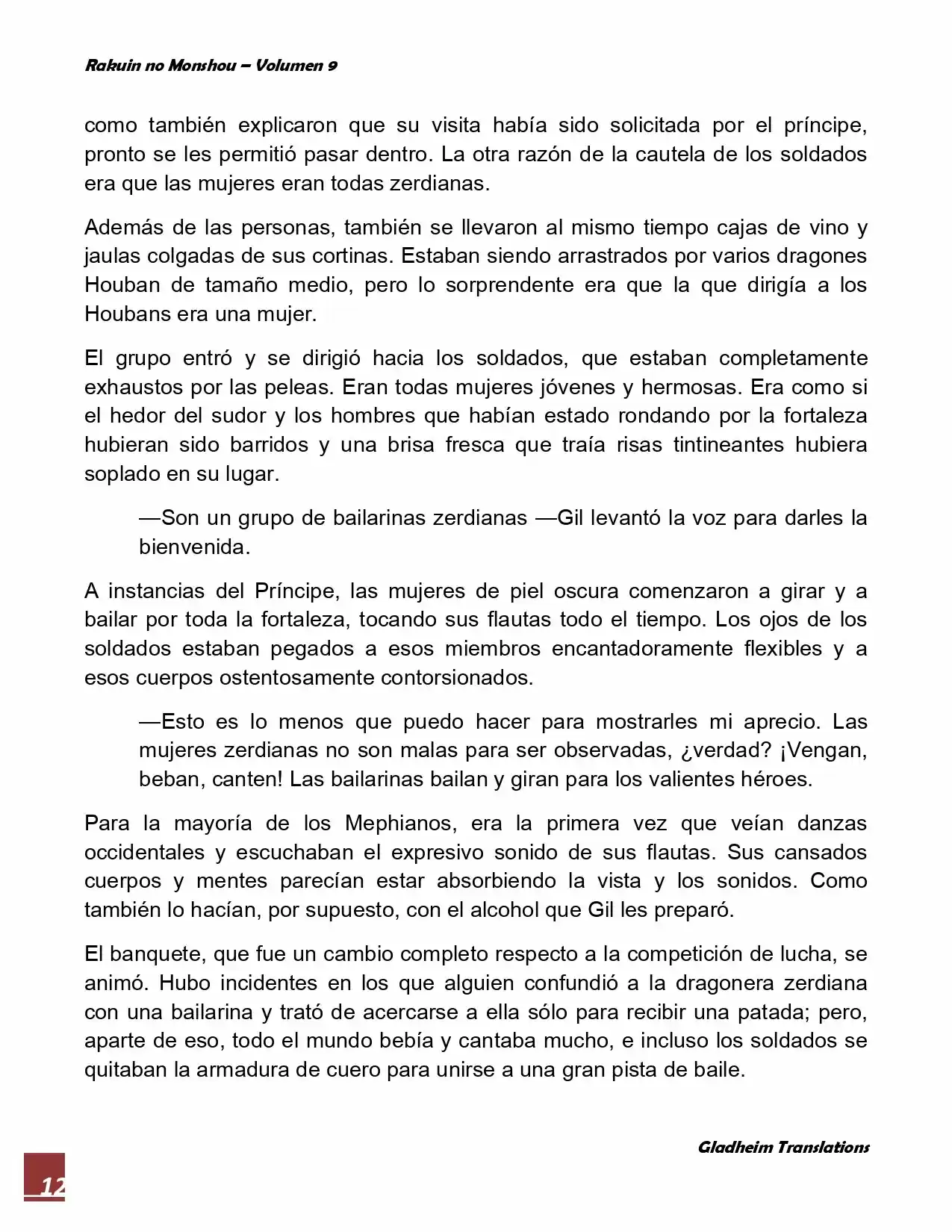 Rakuin No Monshou (Novela) - Capítulo 70 - Página 12 - LectorTMOo