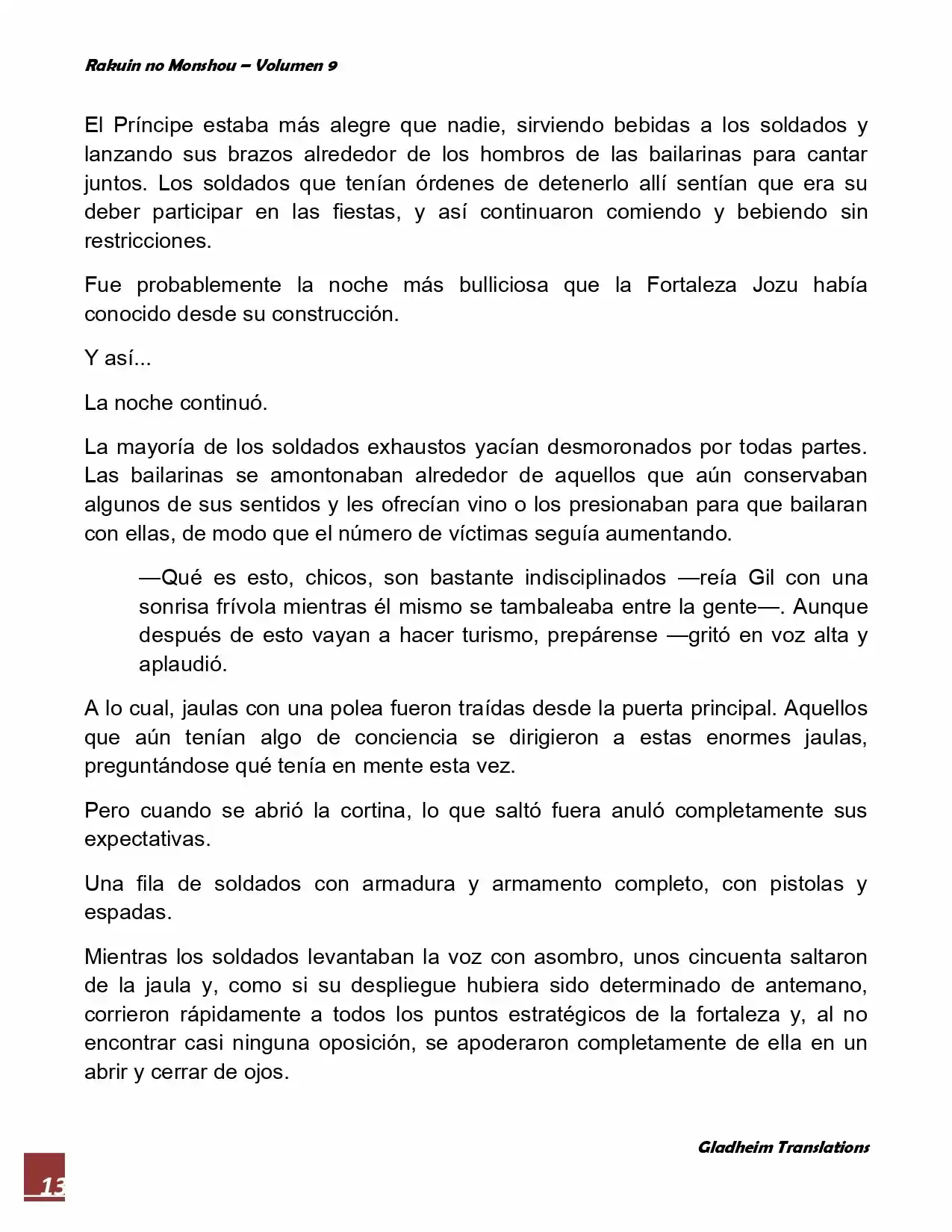 Rakuin No Monshou (Novela) - Capítulo 70 - Página 13 - LectorTMOo