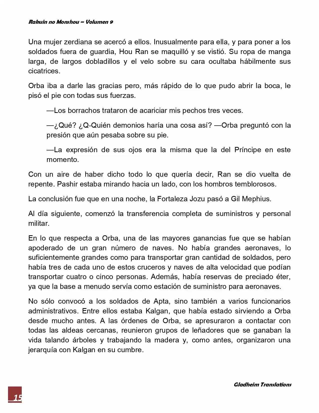 Rakuin No Monshou (Novela) - Capítulo 70 - Página 15 - LectorTMOo