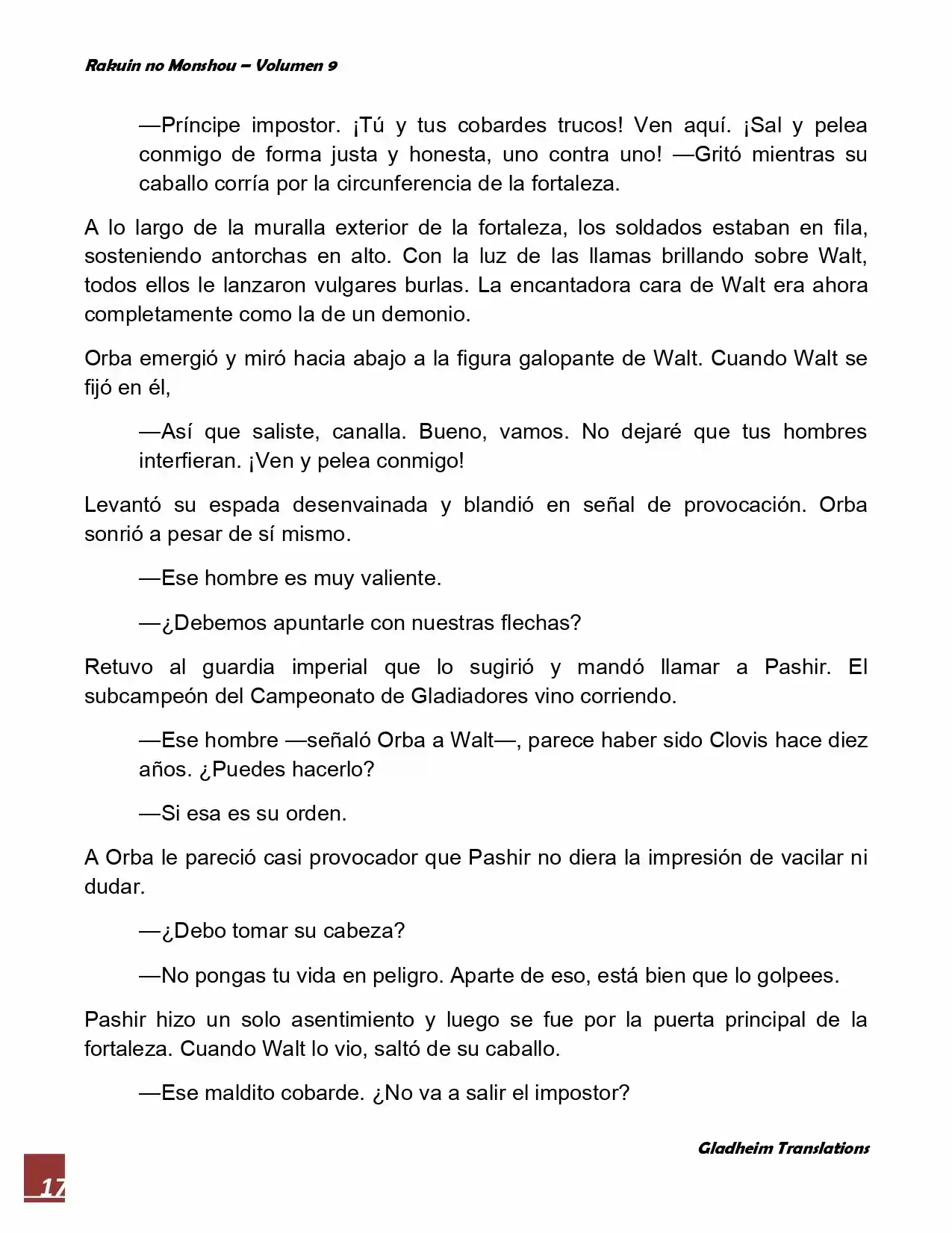 Rakuin No Monshou (Novela) - Capítulo 70 - Página 17 - LectorTMOo