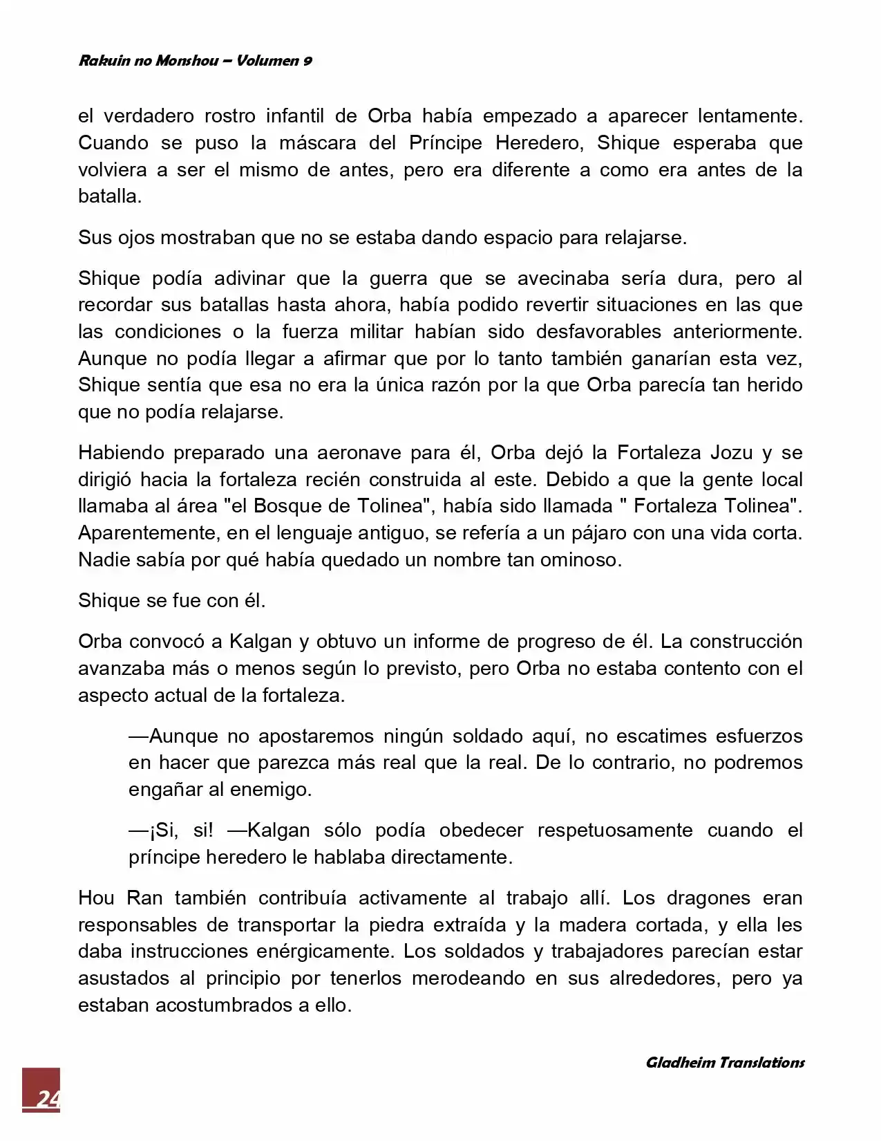 Rakuin No Monshou (Novela) - Capítulo 70 - Página 24 - LectorTMOo
