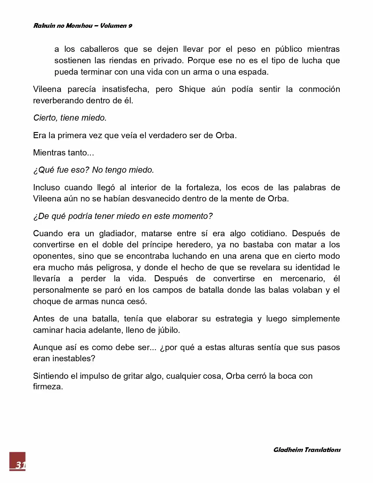 Rakuin No Monshou (Novela) - Capítulo 70 - Página 31 - LectorTMOo