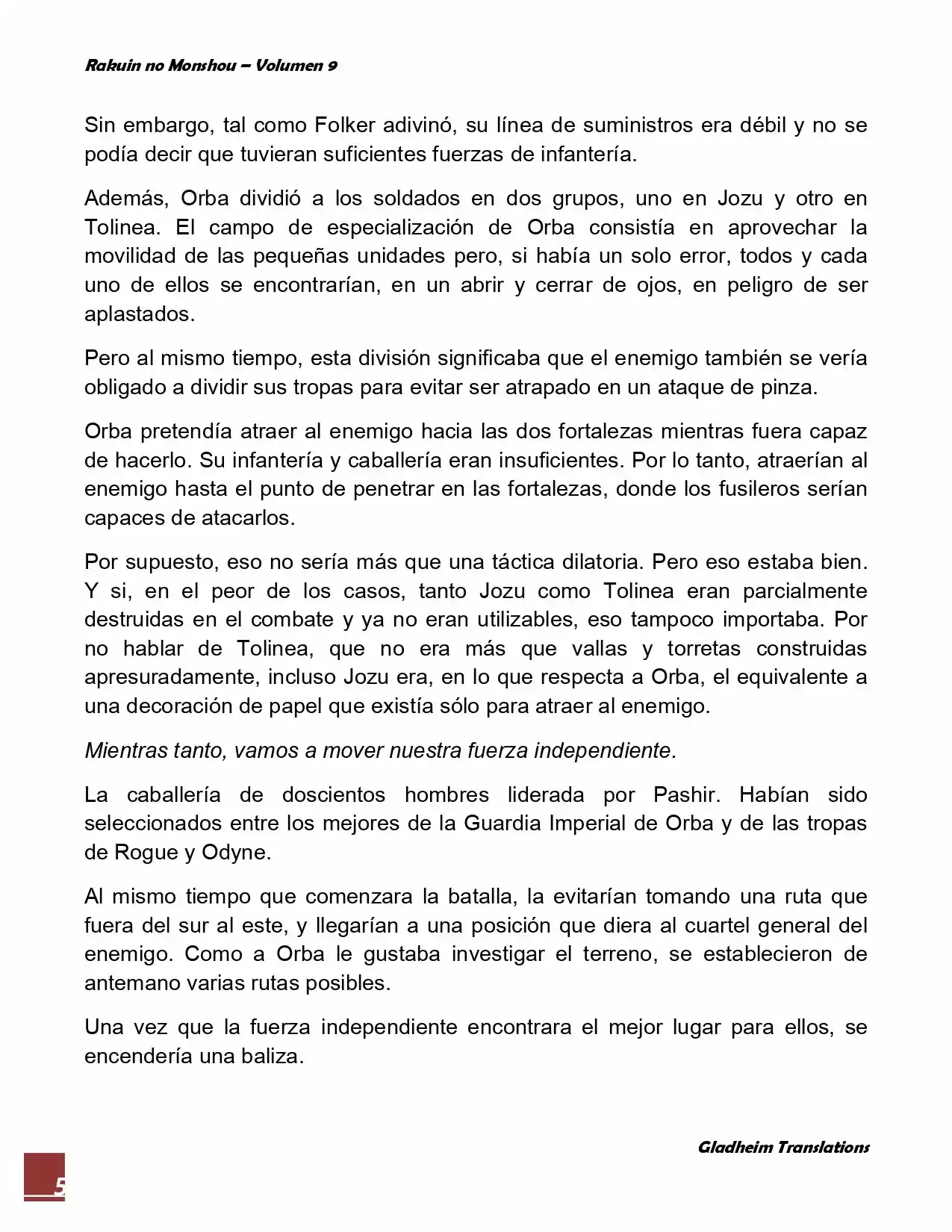 Rakuin No Monshou (Novela) - Capítulo 71 - Página 5 - LectorTMOo