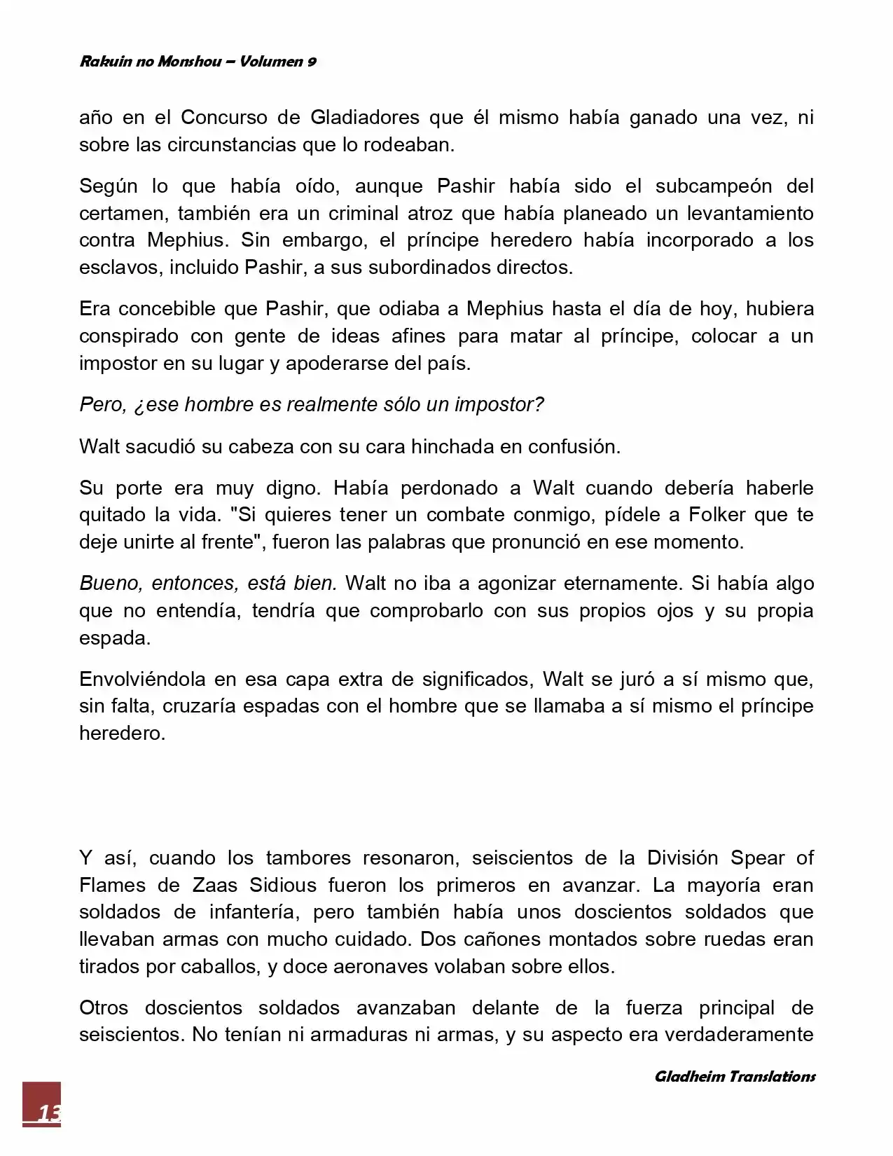 Rakuin No Monshou (Novela) - Capítulo 71 - Página 13 - LectorTMOo