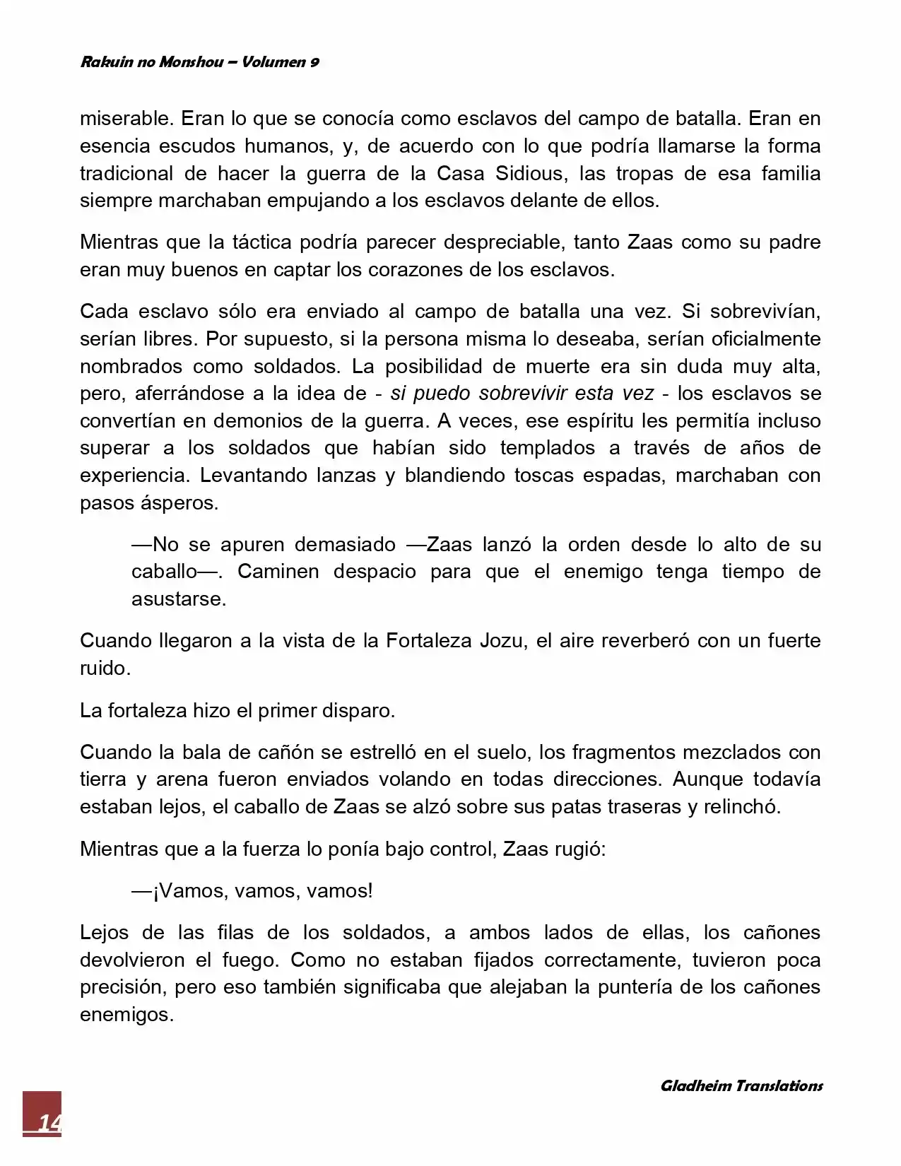Rakuin No Monshou (Novela) - Capítulo 71 - Página 14 - LectorTMOo