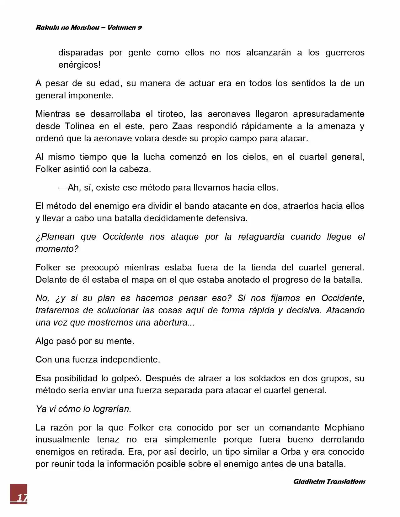 Rakuin No Monshou (Novela) - Capítulo 71 - Página 17 - LectorTMOo