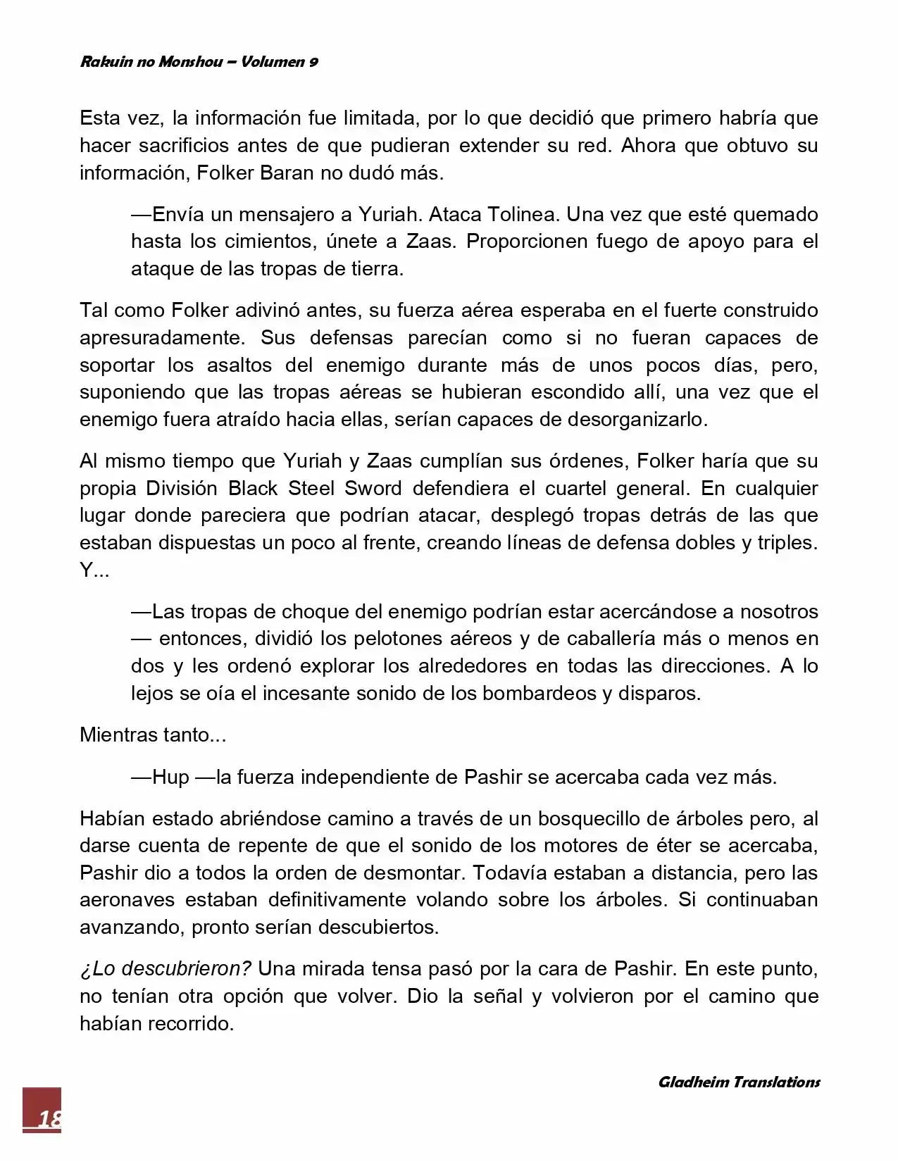 Rakuin No Monshou (Novela) - Capítulo 71 - Página 18 - LectorTMOo