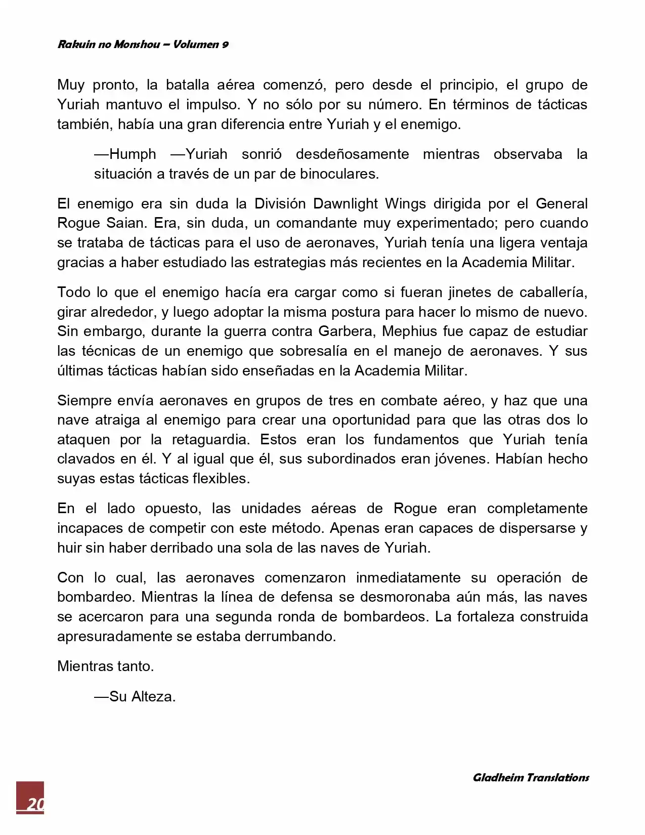 Rakuin No Monshou (Novela) - Capítulo 71 - Página 20 - LectorTMOo