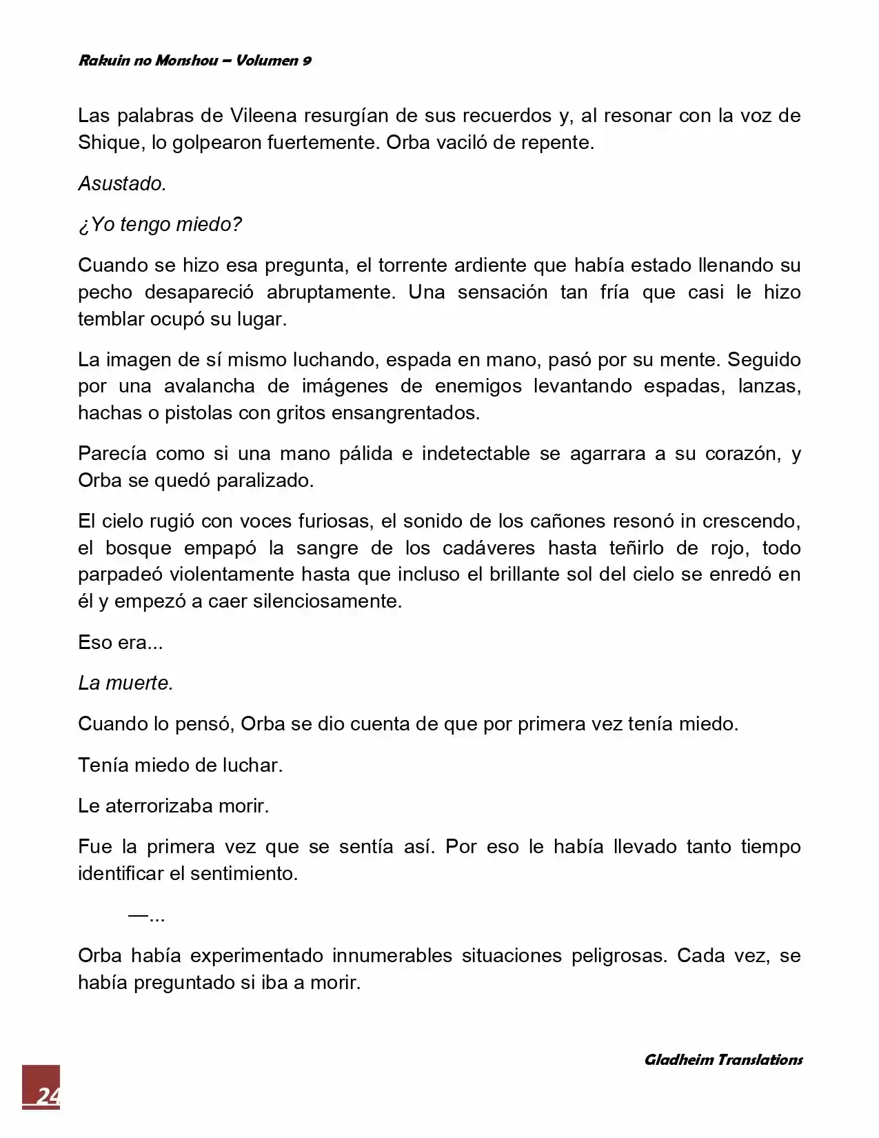 Rakuin No Monshou (Novela) - Capítulo 71 - Página 24 - LectorTMOo