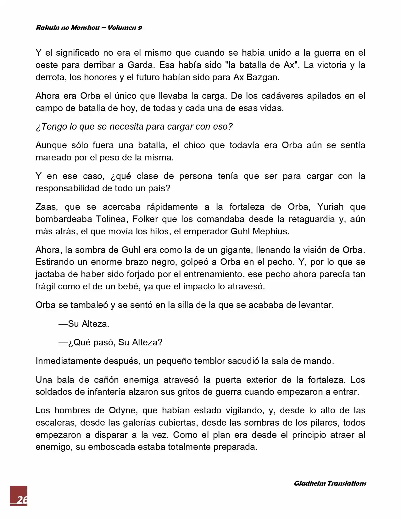 Rakuin No Monshou (Novela) - Capítulo 71 - Página 26 - LectorTMOo