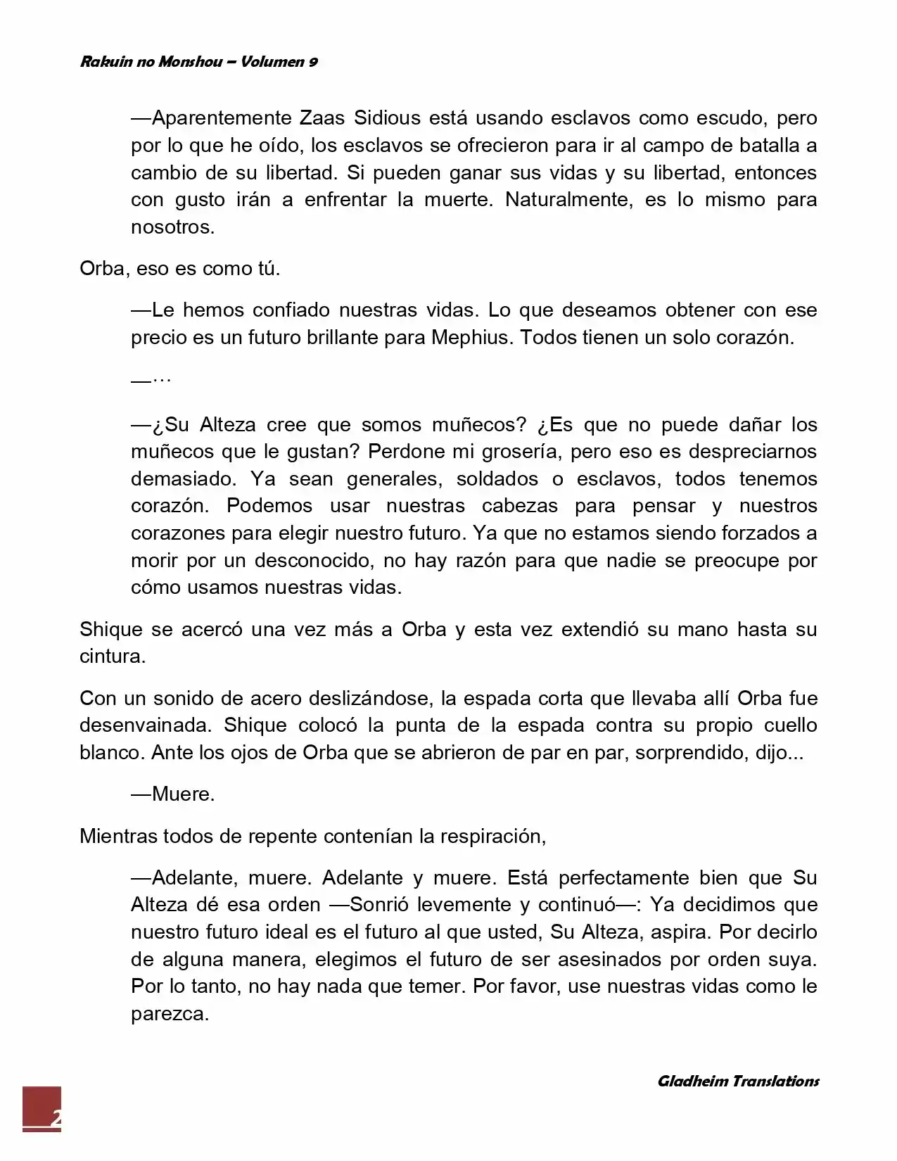 Rakuin No Monshou (Novela) - Capítulo 72 - Página 2 - LectorTMOo